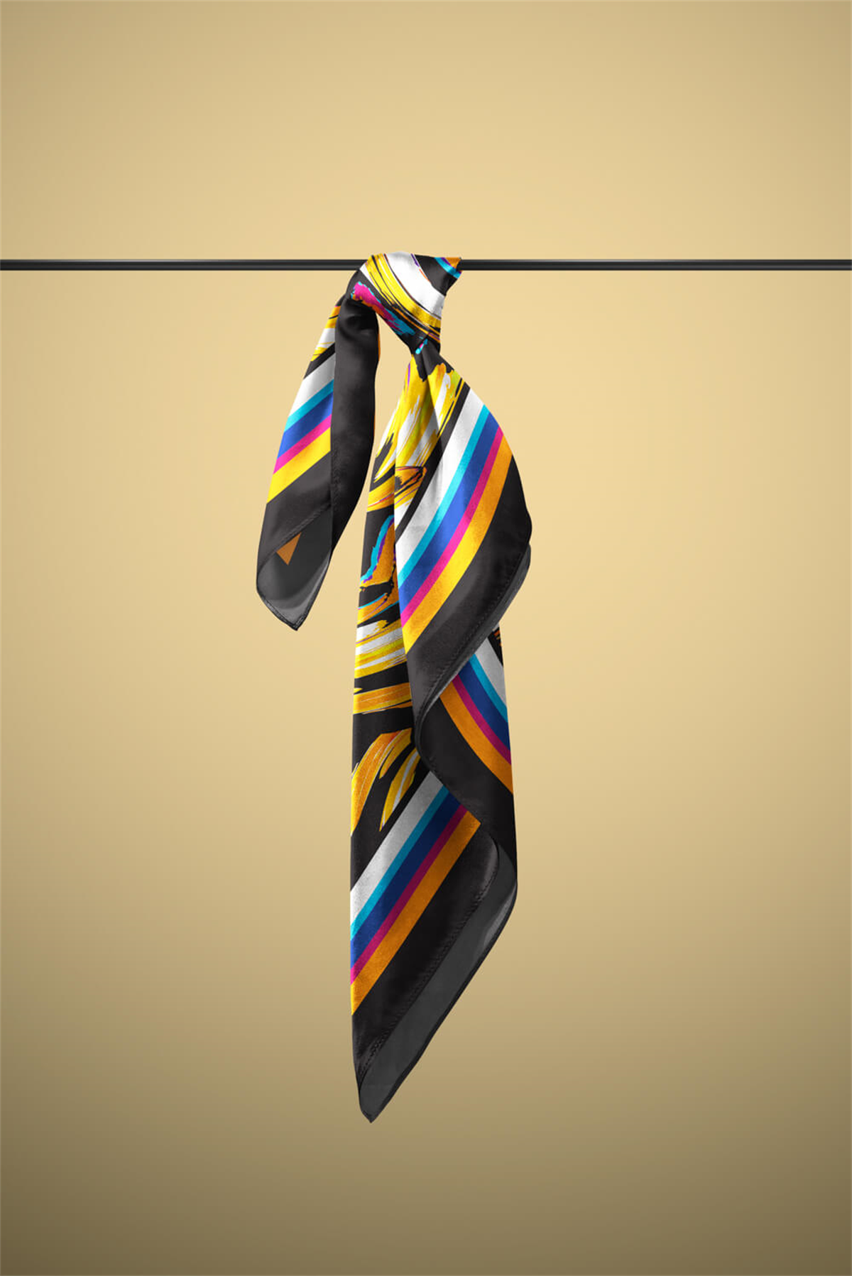 B118 COLORFUL LEOPARD BANDANA