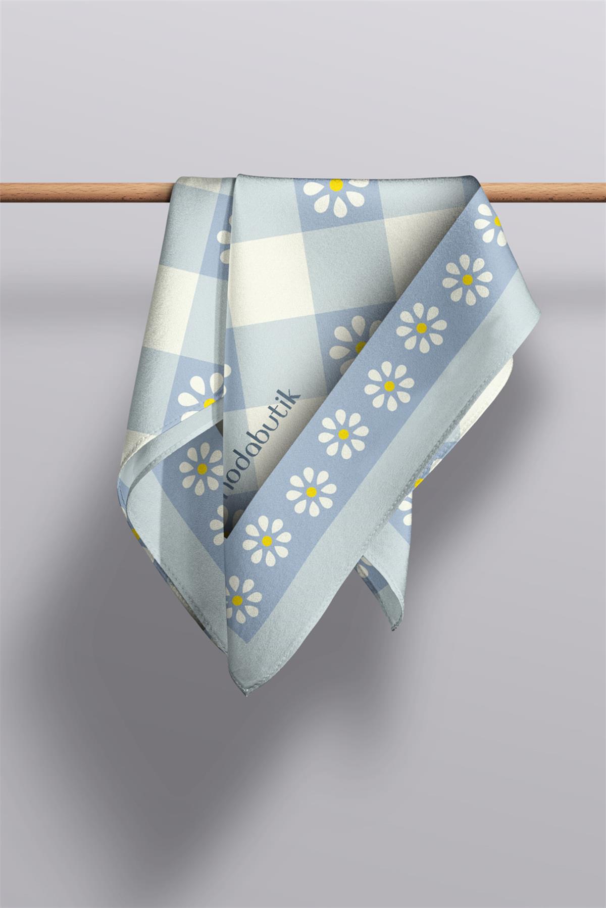 Modabutik Papatya Desenli Fular