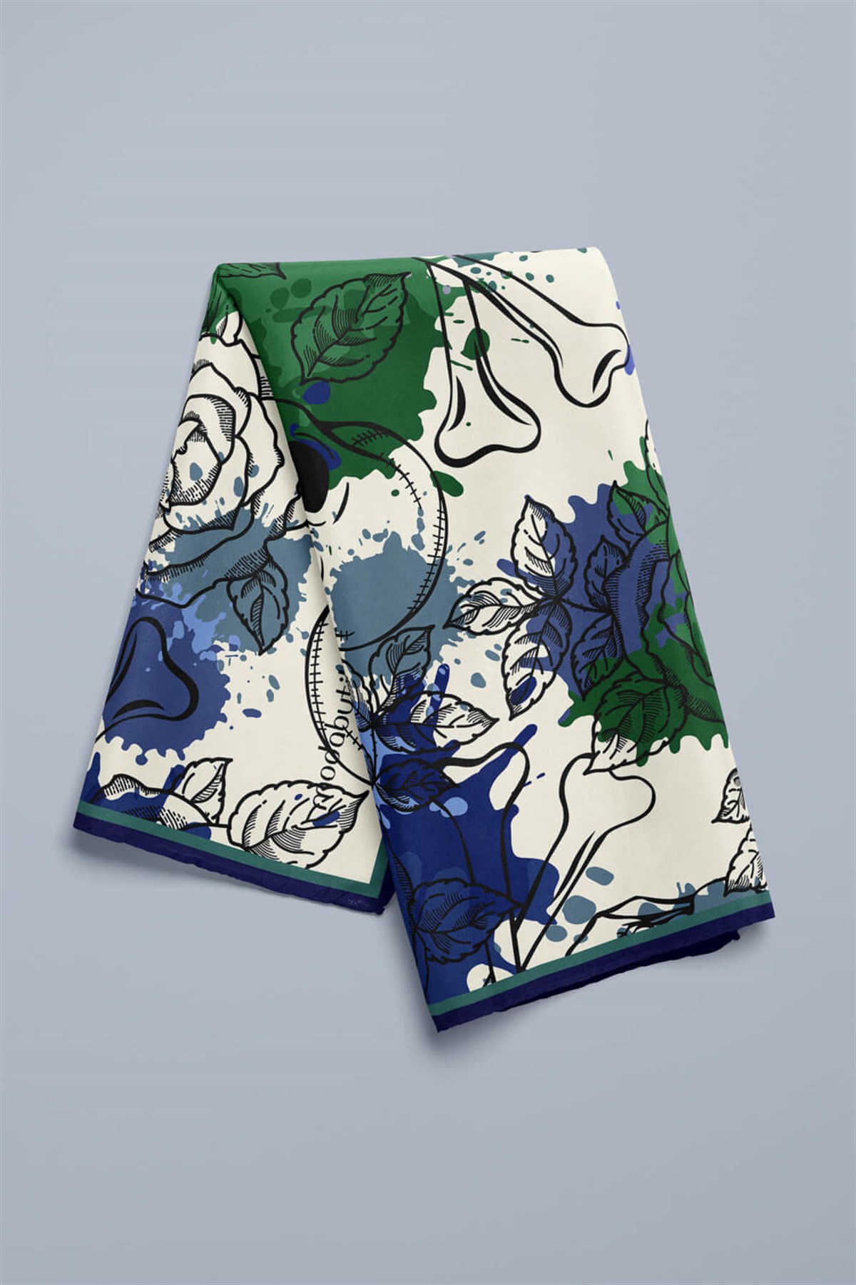 B73 Violla Lacivert Kurukafa Bandana