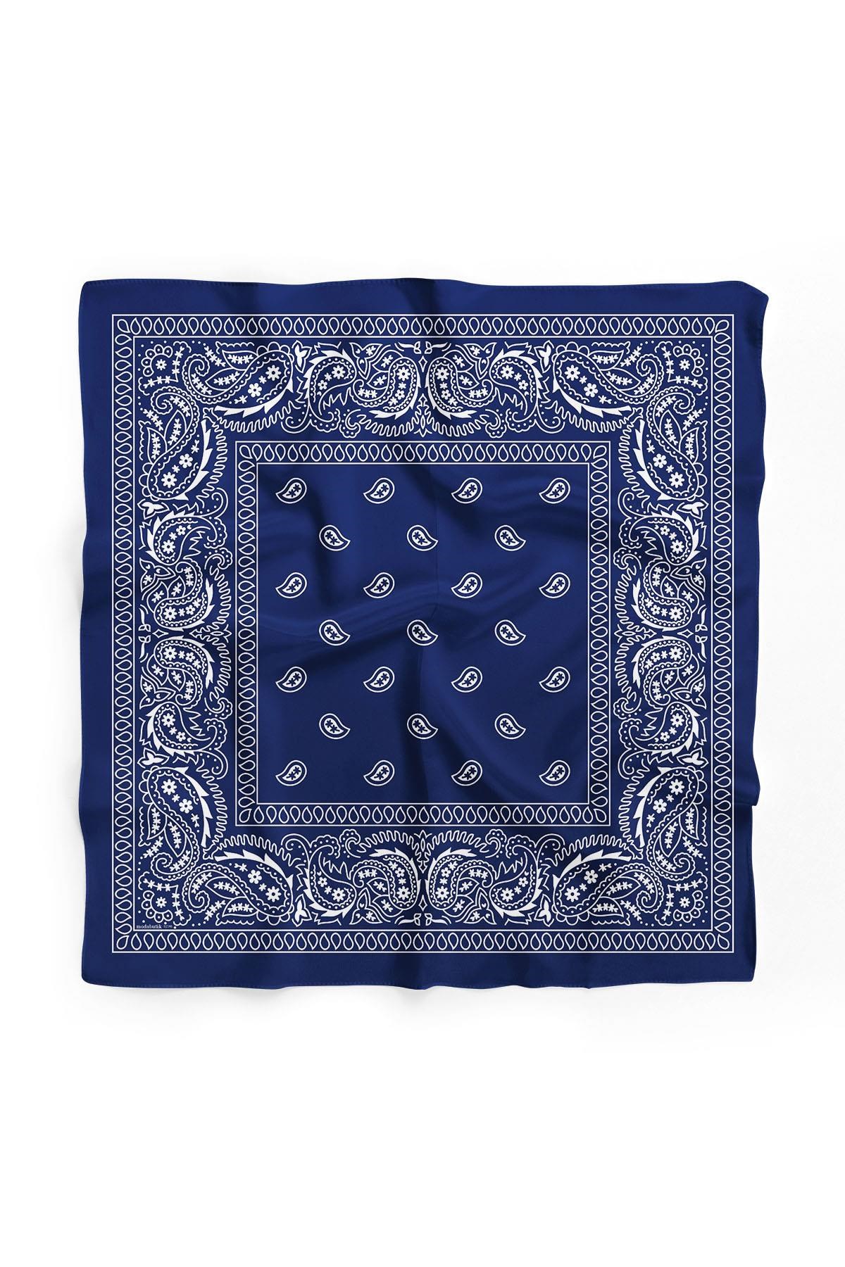 Violla E60 NAVY BLUE ŞALLI BANDANA DG12186