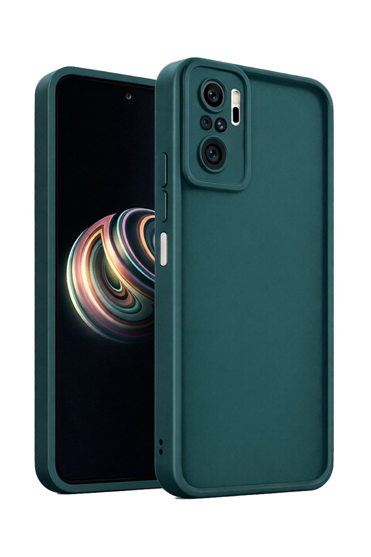 Xiaomi Redmi Note 10 / Redmi Note 10S / Redmi Note 11 SE Kılıf – Kamera Çıkıntılı – Mat Silikon Telefon Kılıfı