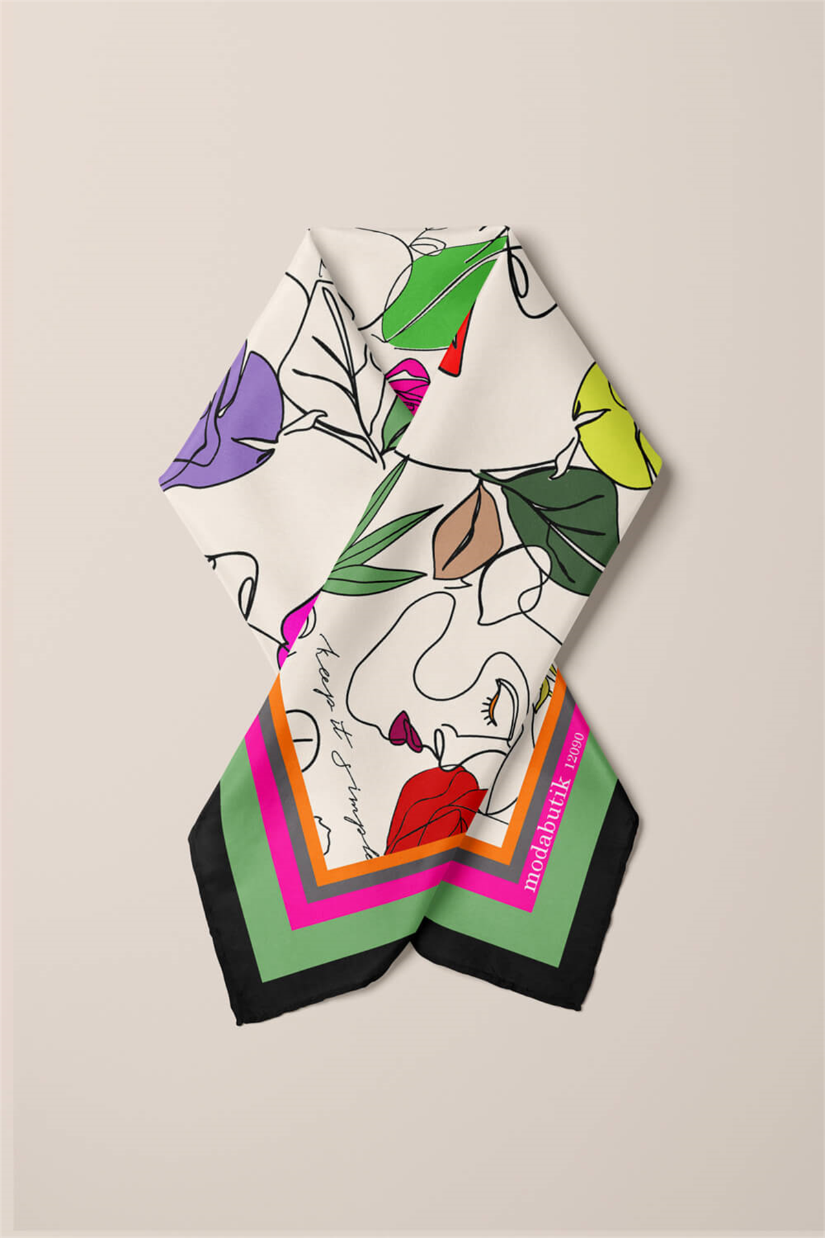 D83 MODERN FACEUP BANDANA DG12090