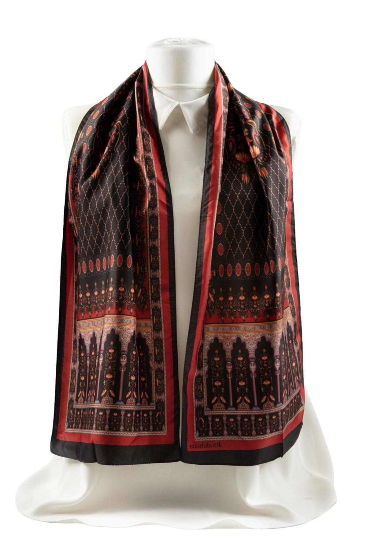 Modabutik Çiçek Desenli Kadın Fular