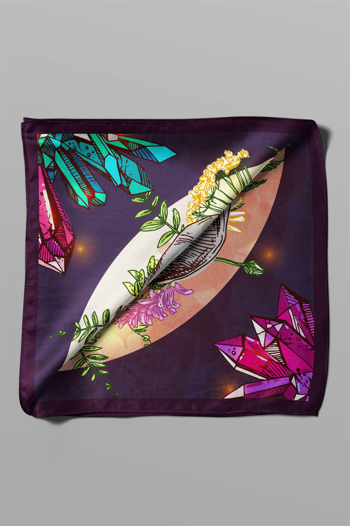 Z9 Violla Fil Desenli Bandana