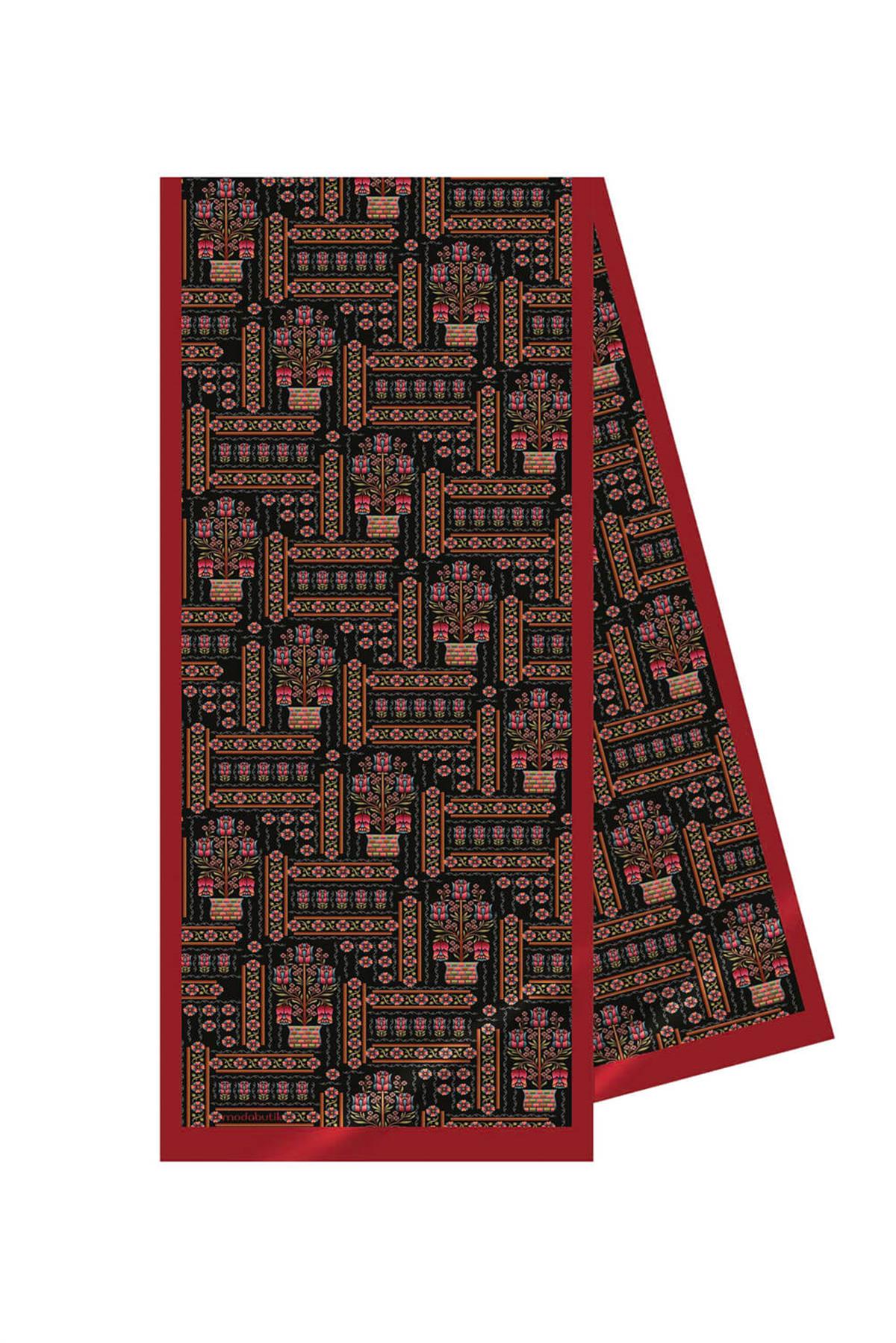 Modabutik Çiçek Desenli Kadın Fular