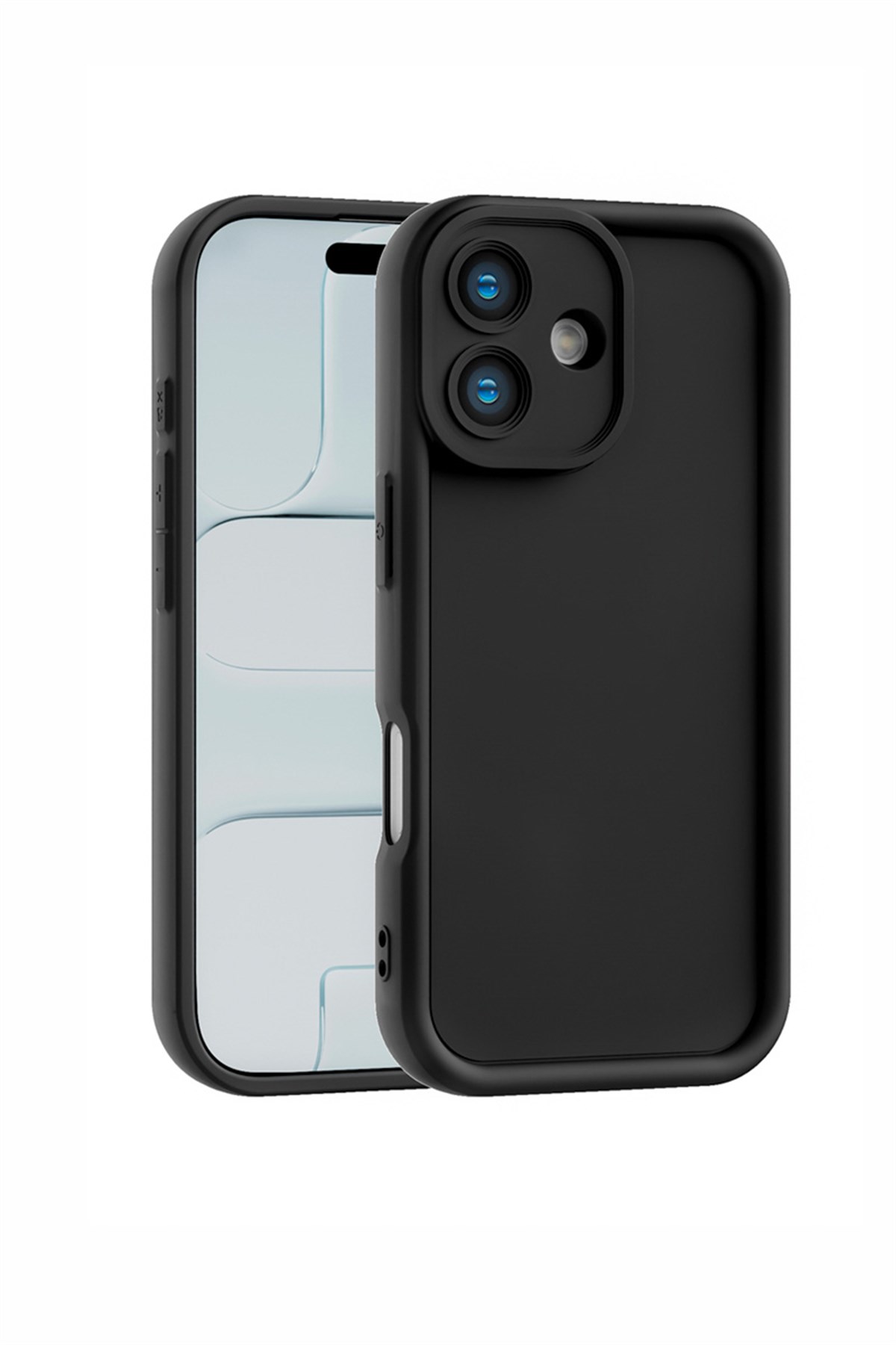 iPhone 17 Kılıf – Kamera Çıkıntılı – Mat Silikon Telefon Kılıfı