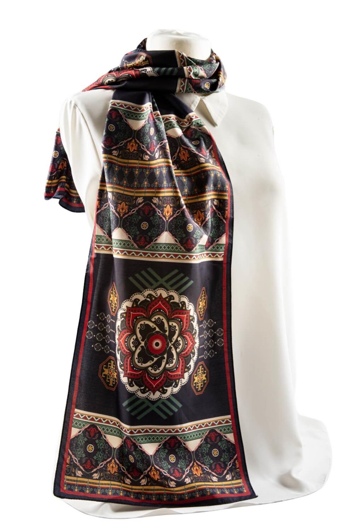 Z46 Modabutik Geometrik Desenli Fular