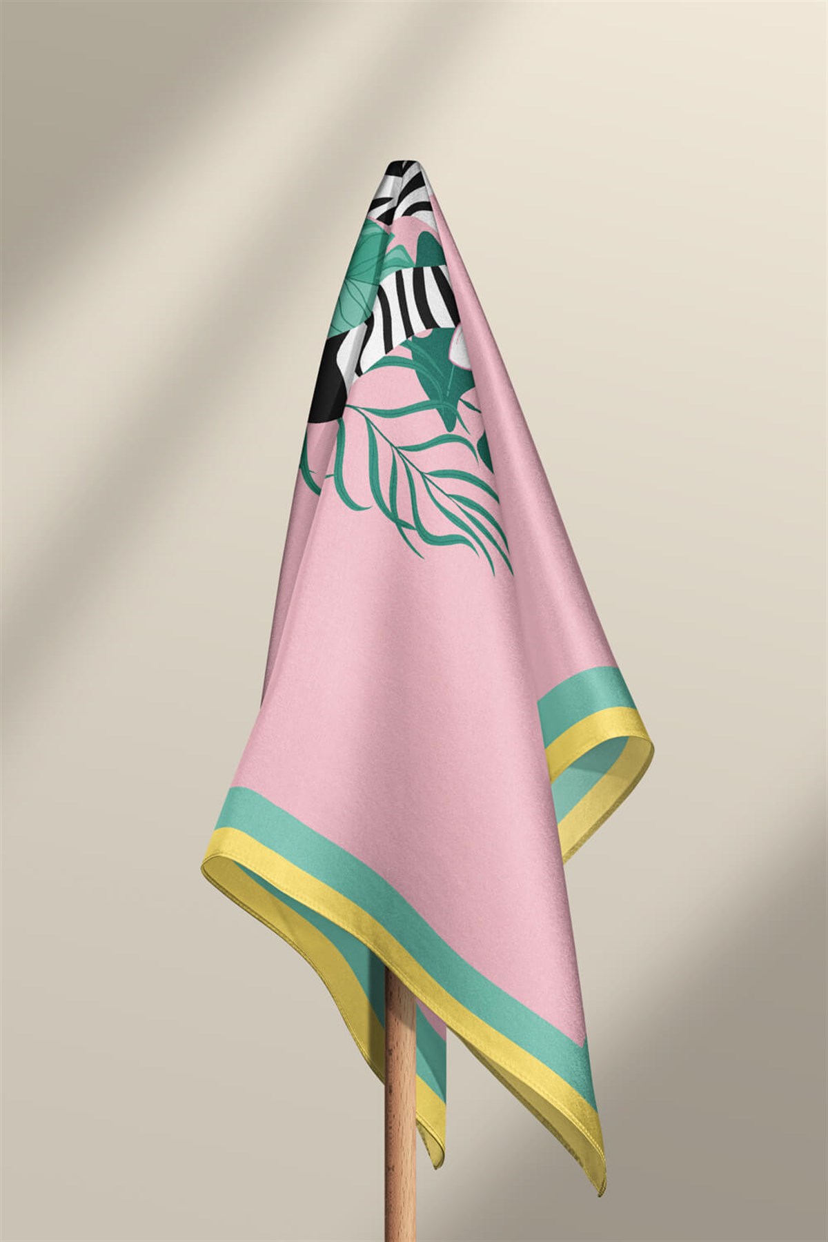 A39 Violla Zebra Desenli Bandana