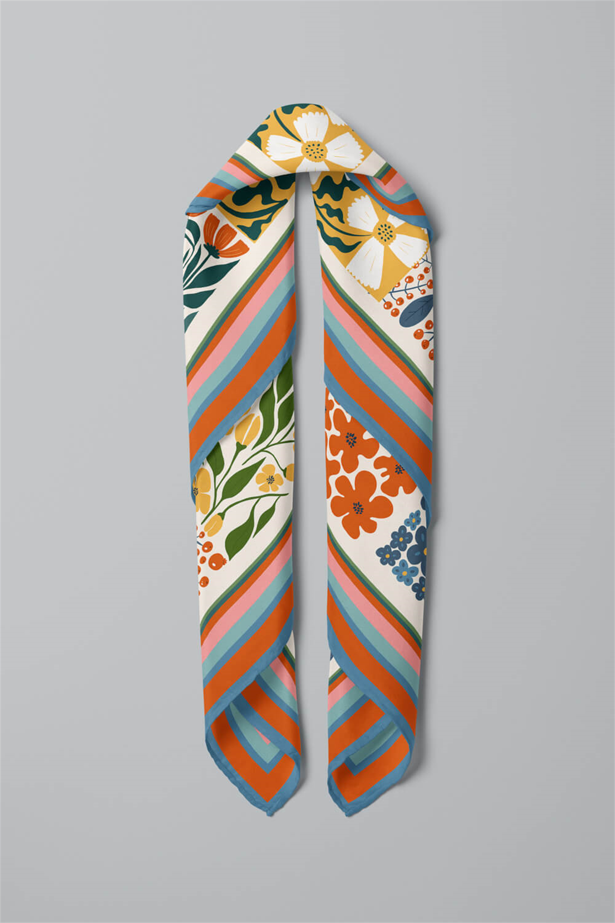 A92 MODERN FLOWERS BANDANA(DG11958)