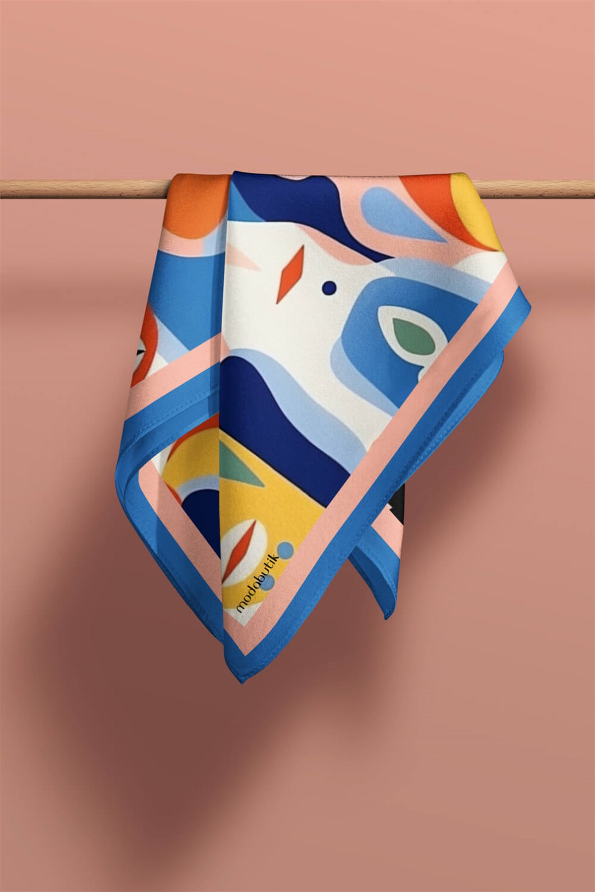 A66 Violla Portre Desenli Bandana