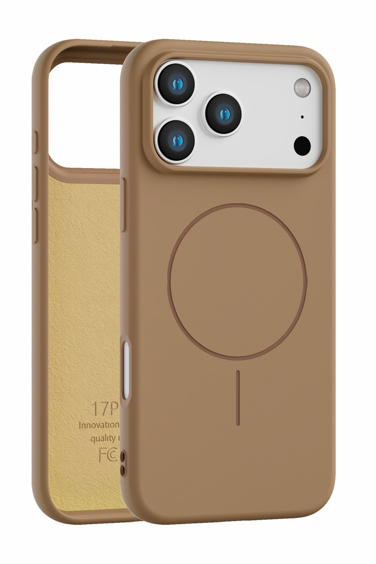 iPhone 17 Pro Max Uyumlu İçi Kadife Magsafe Wireless Şarj Telefon Kılıfı
