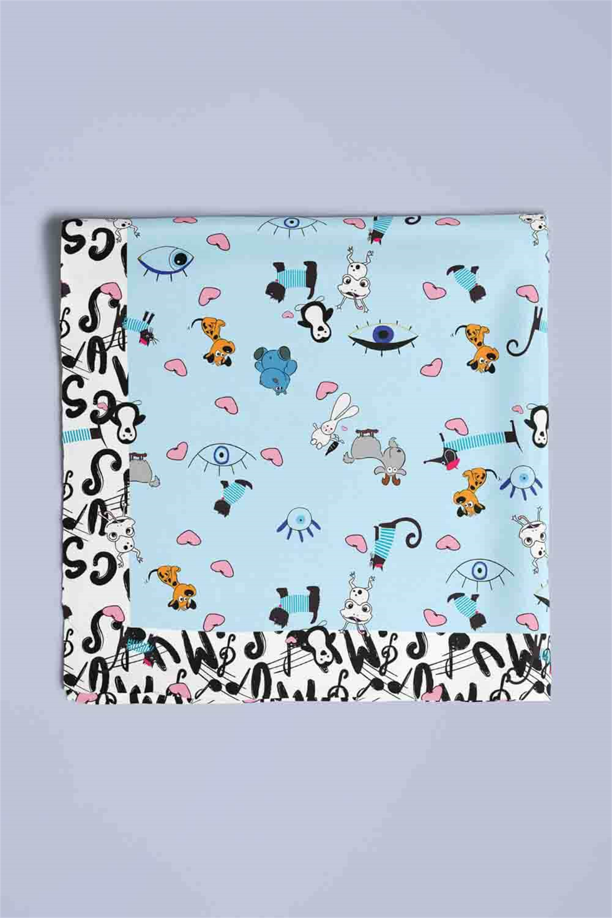 D15 Modabutik Köpek Bandanası Mavi 50x50