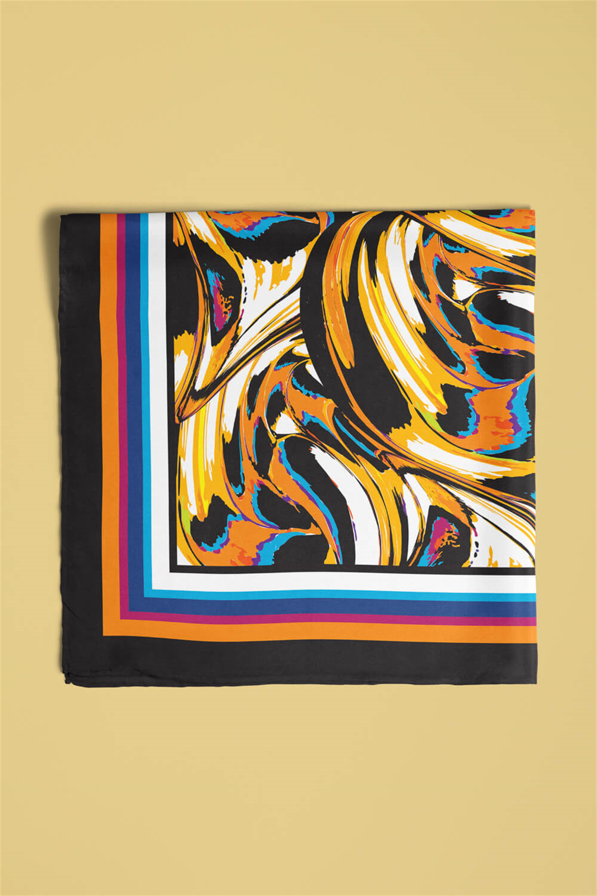 B118 COLORFUL LEOPARD BANDANA