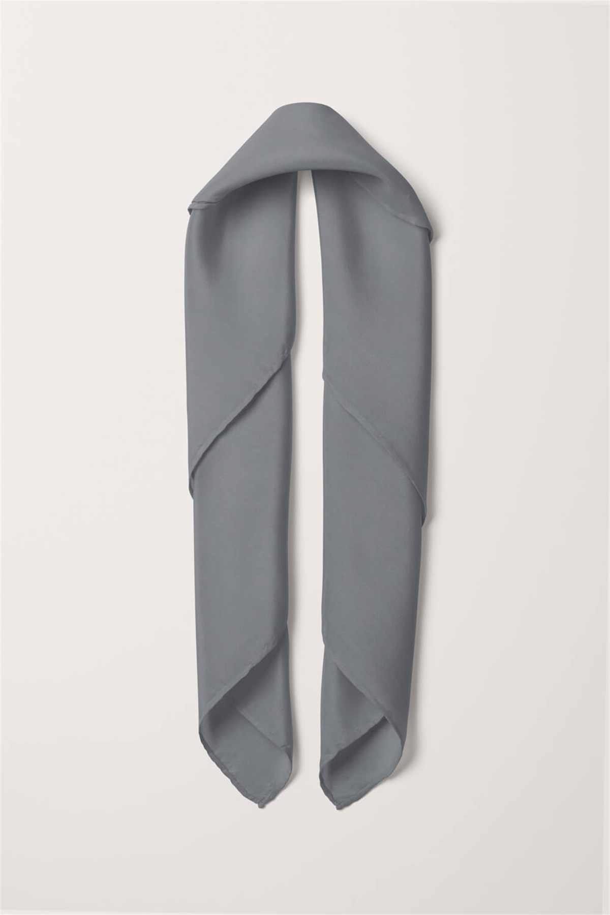 Şifon Gri Bandana