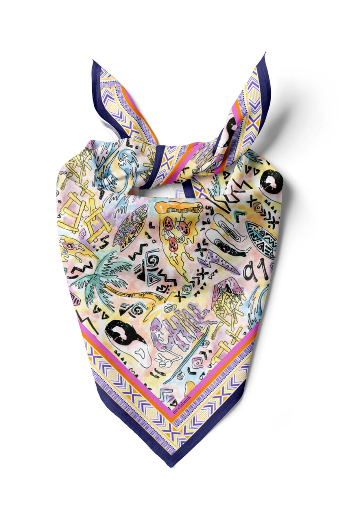 H15 KADIN DESEN BANDANA DG-342