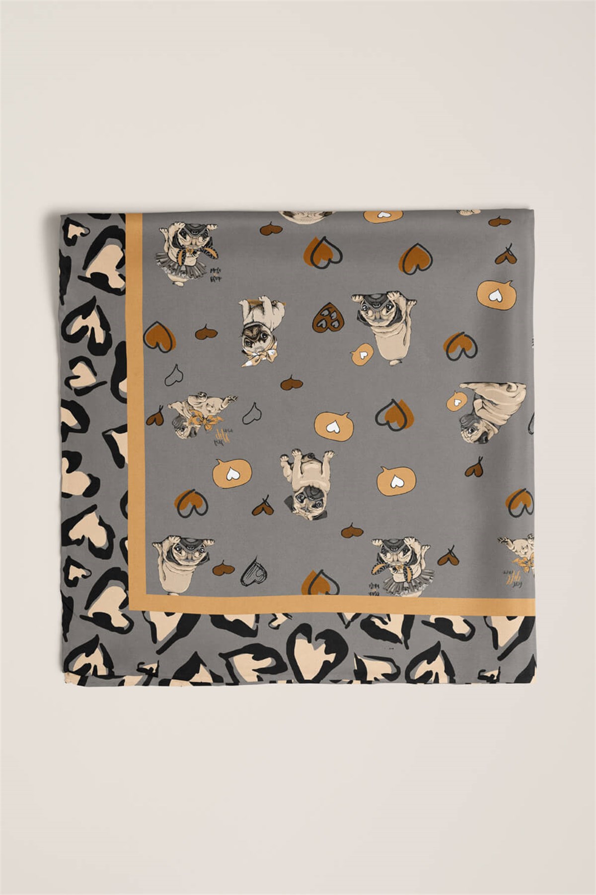 Violla Y89 KADIN DESENLİ YEŞİL BANDANA
