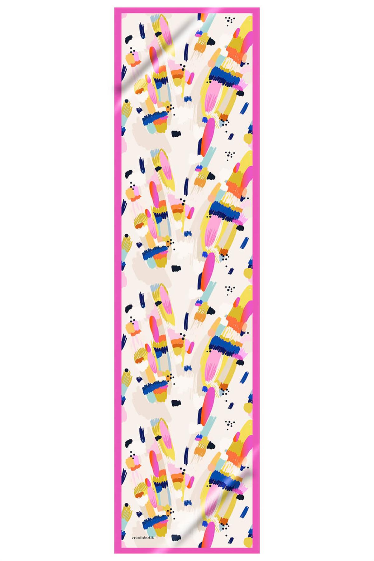 I90 Modabutik Geometrik Desenli Kadın Fular