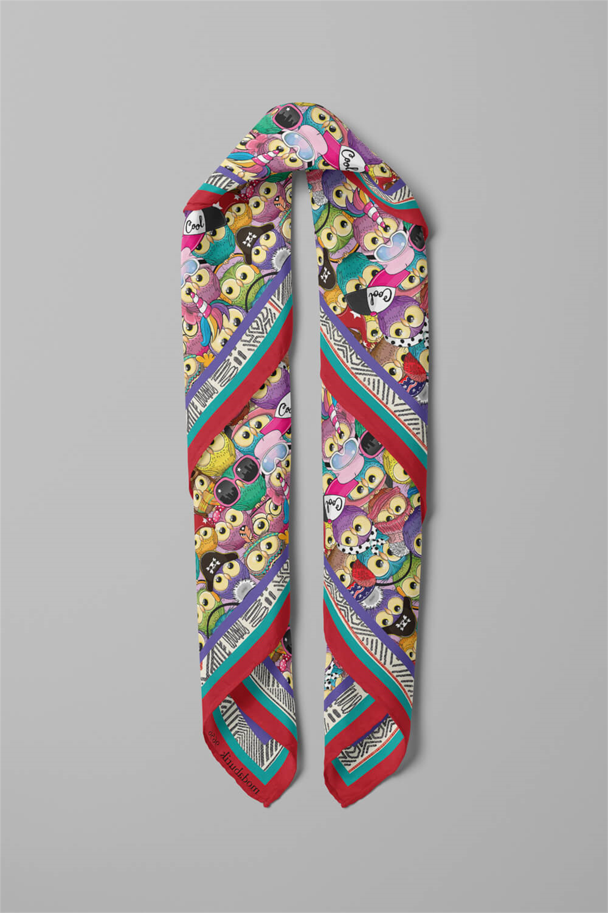 C112 KADIN DESENLİ BANDANA