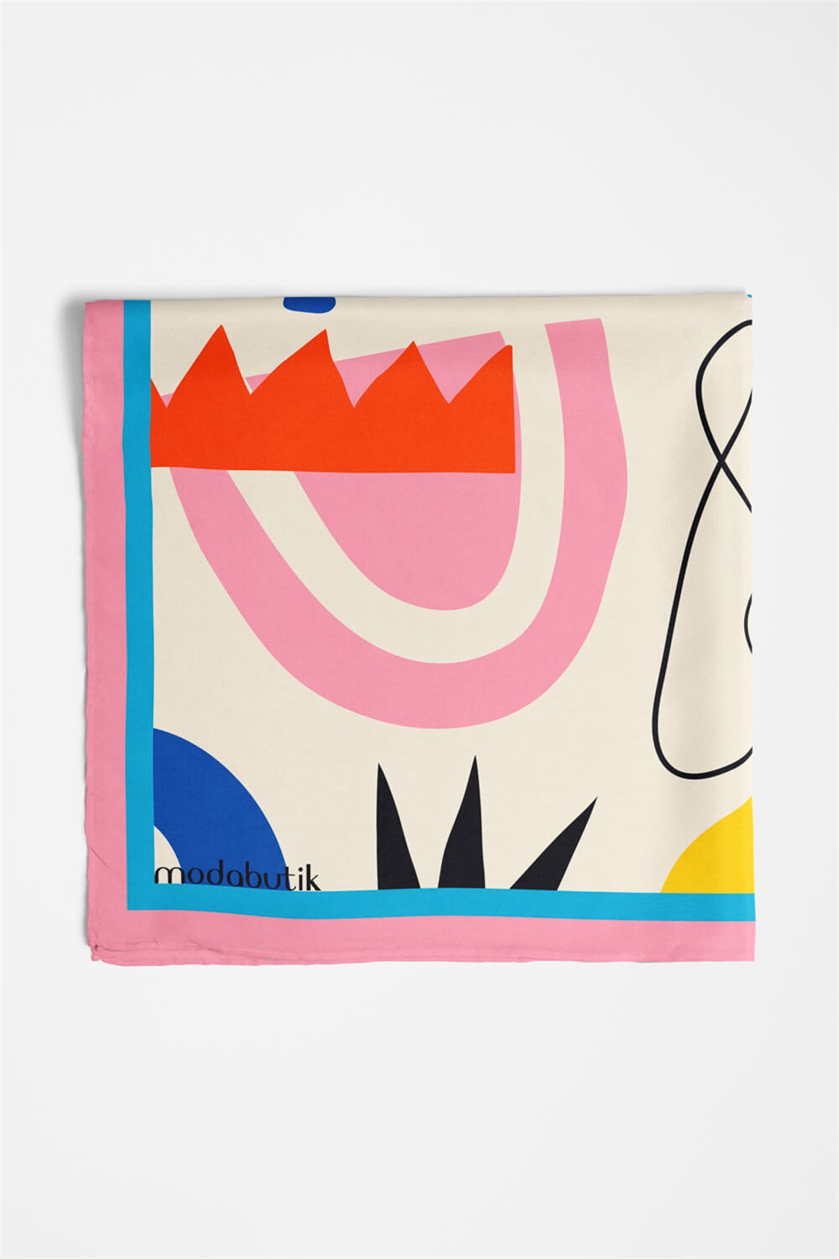 B28 Violla Geometri Deseni Bandana