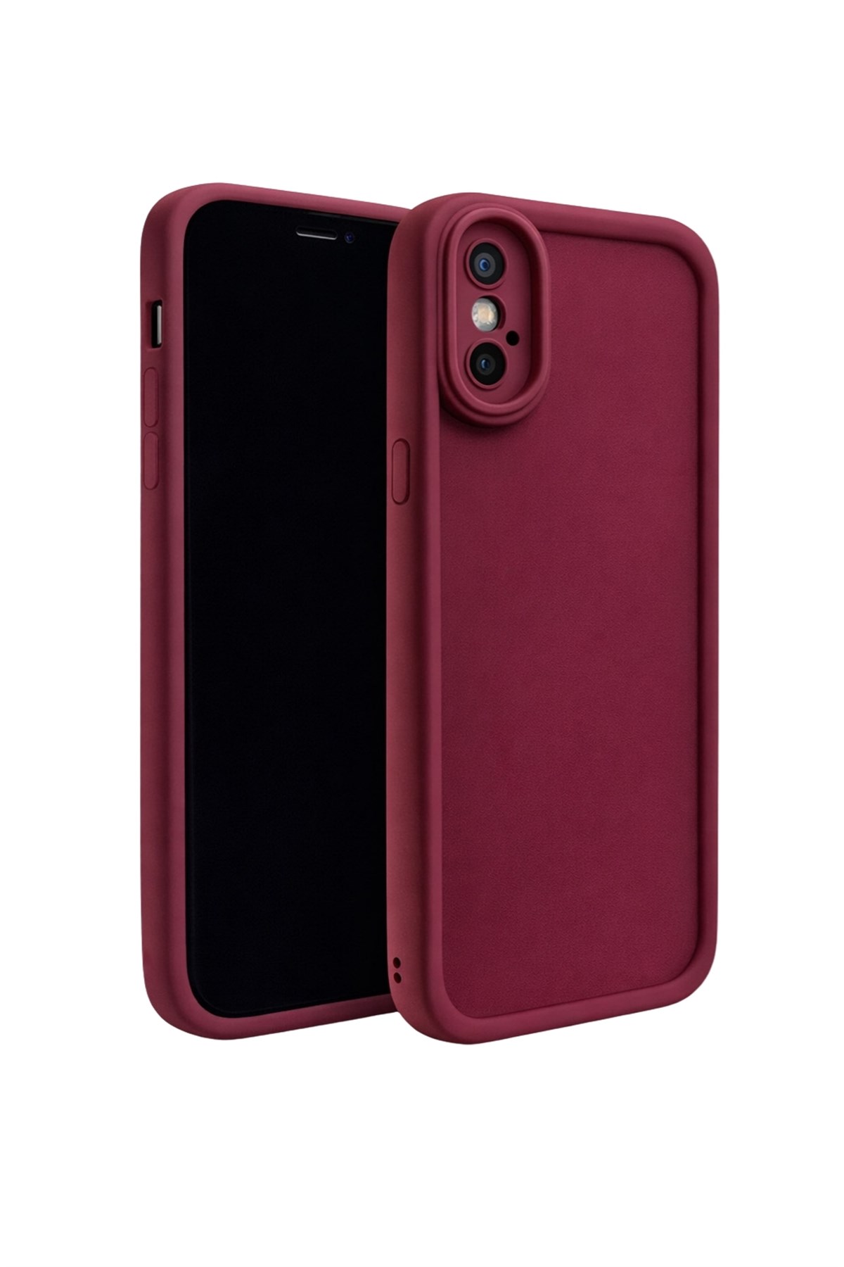 iPhone XS Max Kılıf – Kamera Çıkıntılı – Mat Silikon Telefon Kılıfı