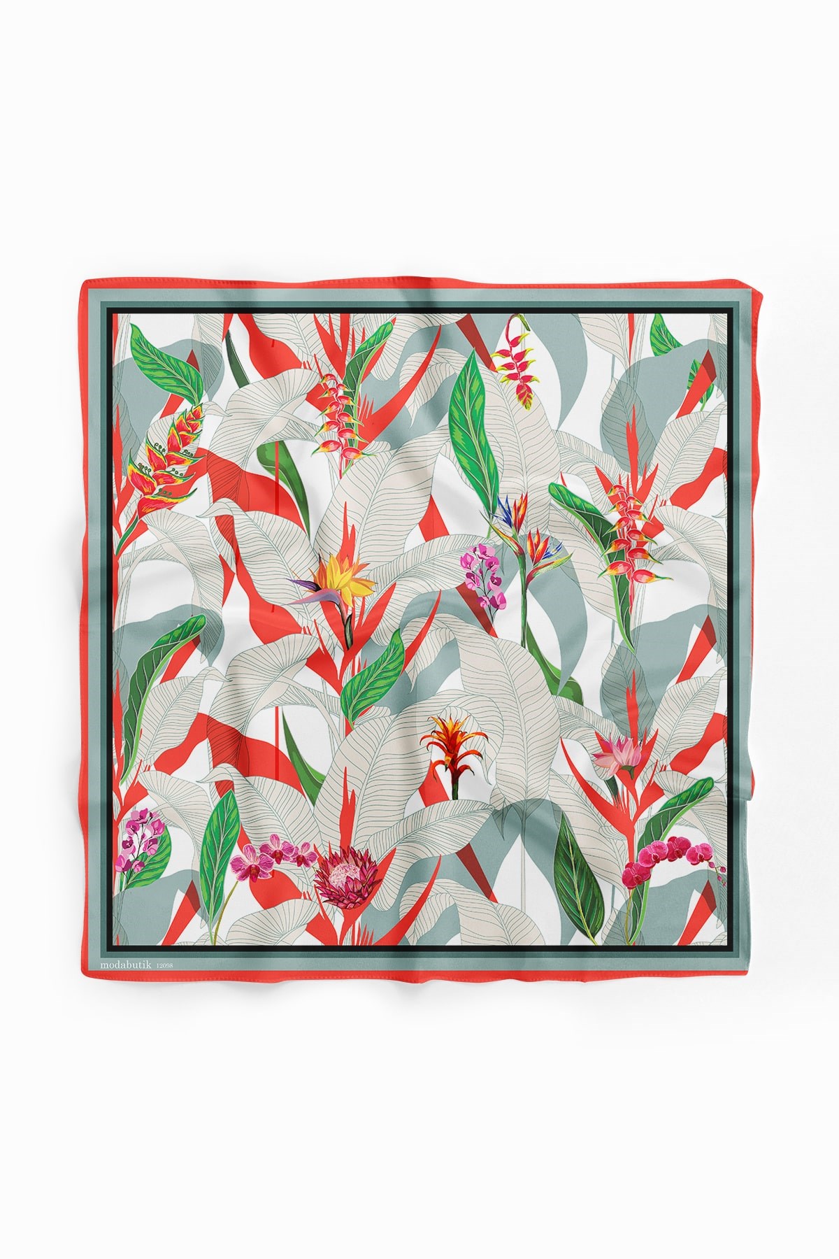 Violla D85 TROPIC ÇİÇEKLİ BANDANA DG12098