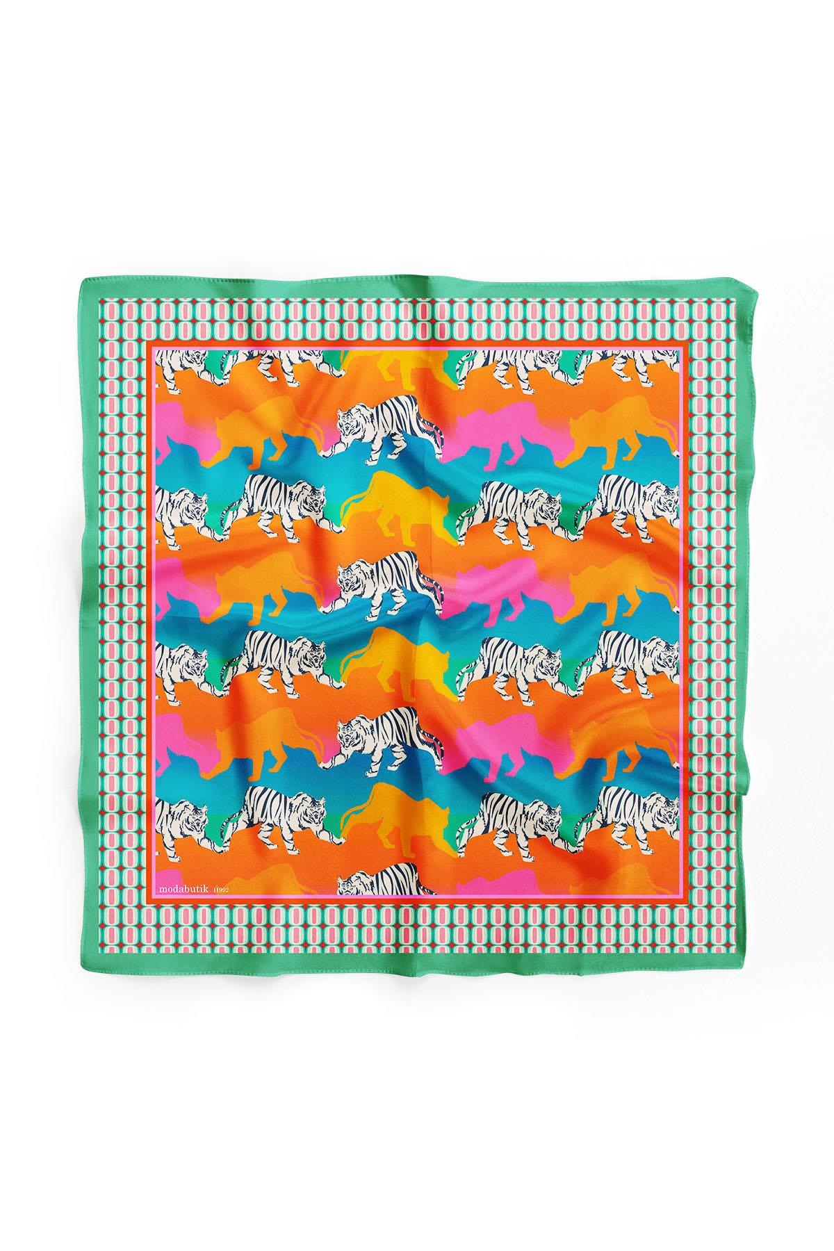 F59 TIGER TASARIMLI BANDANA