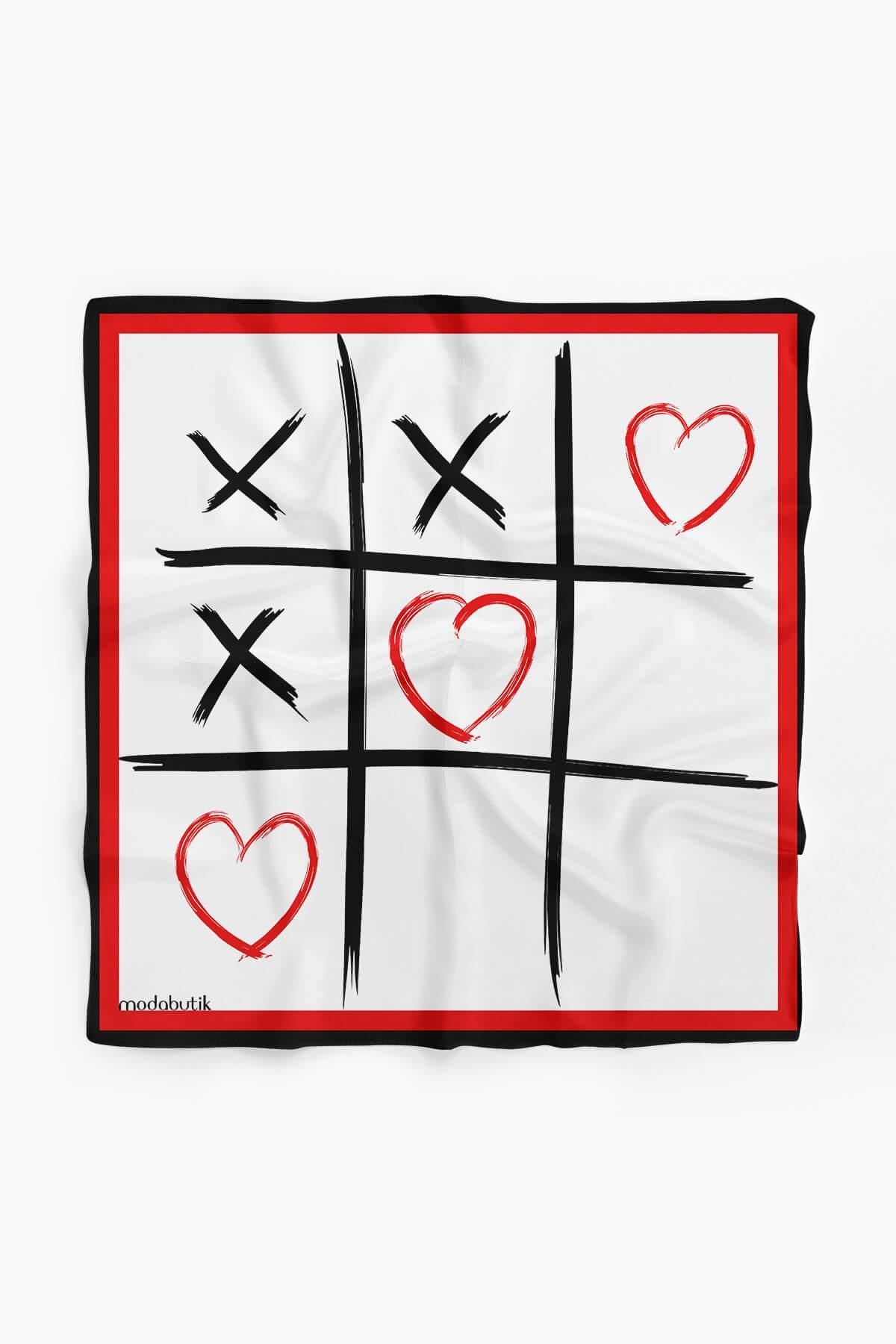 A26 Violla XOX Desenli Bandana