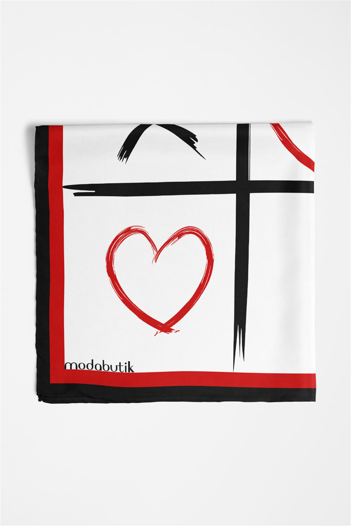 A26 Modabutik XOX Desenli Bandana