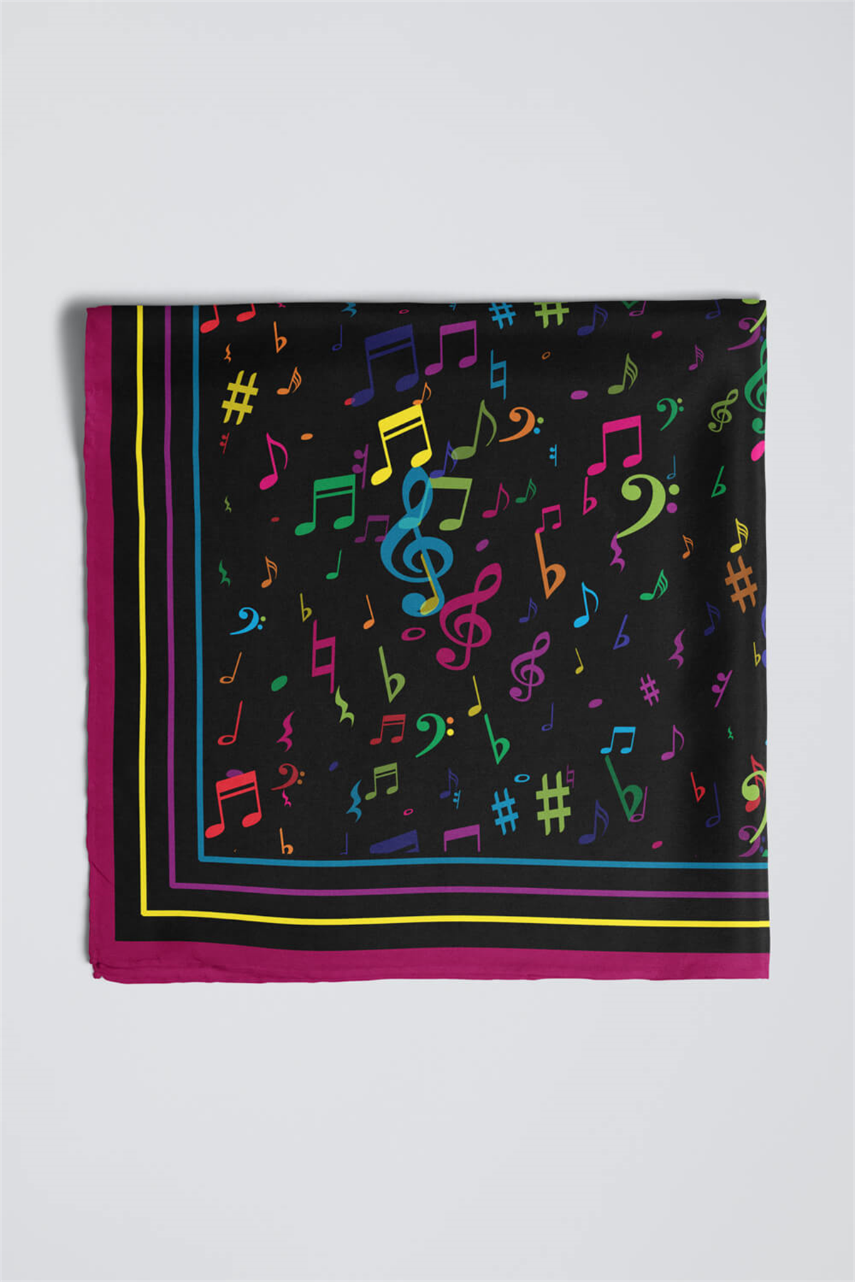 A28 Modabutik Nota Desenli Bandana