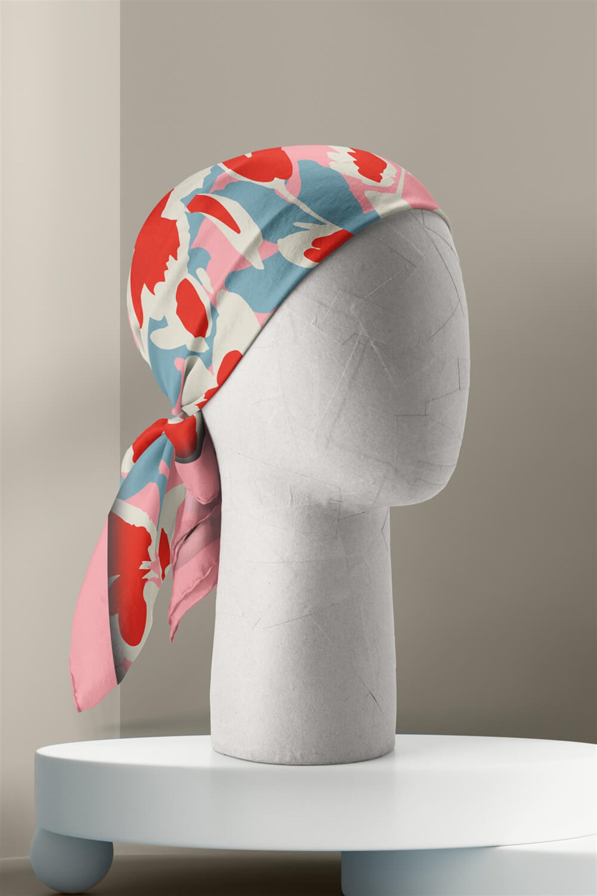 Violla Çiçek Desenli Bandana