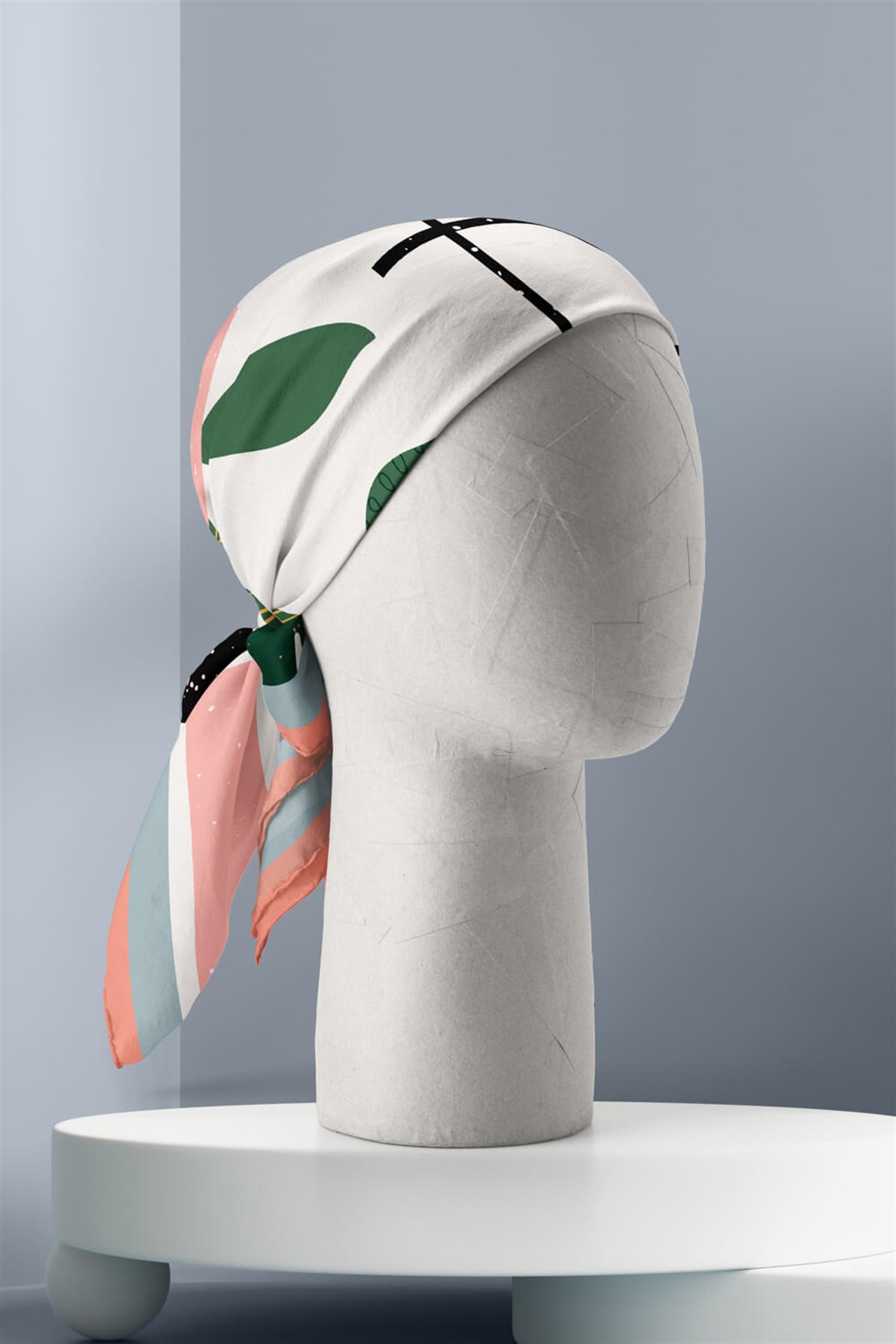 G62 Violla Geometri Deseni Bandana