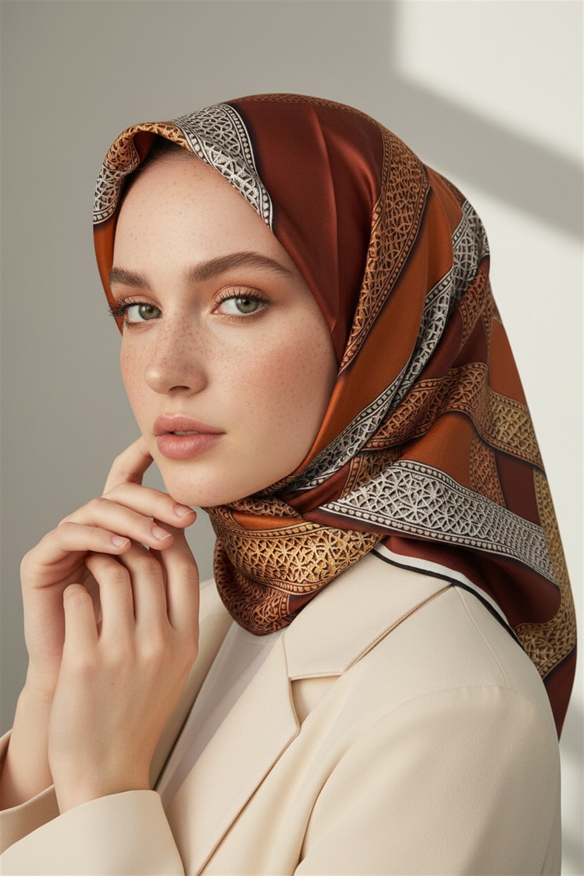 Twill İpek Eşarp
