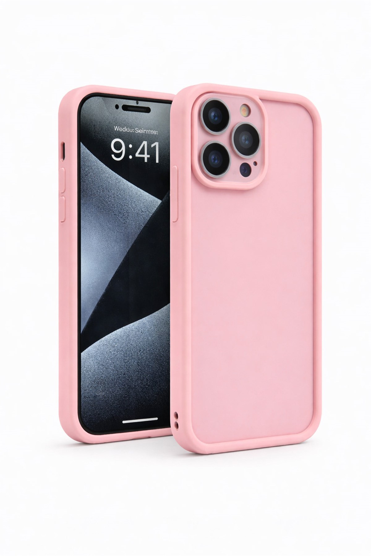 iPhone 13 Pro Max Kılıf – Kamera Çıkıntılı – Mat Silikon Telefon Kılıfı