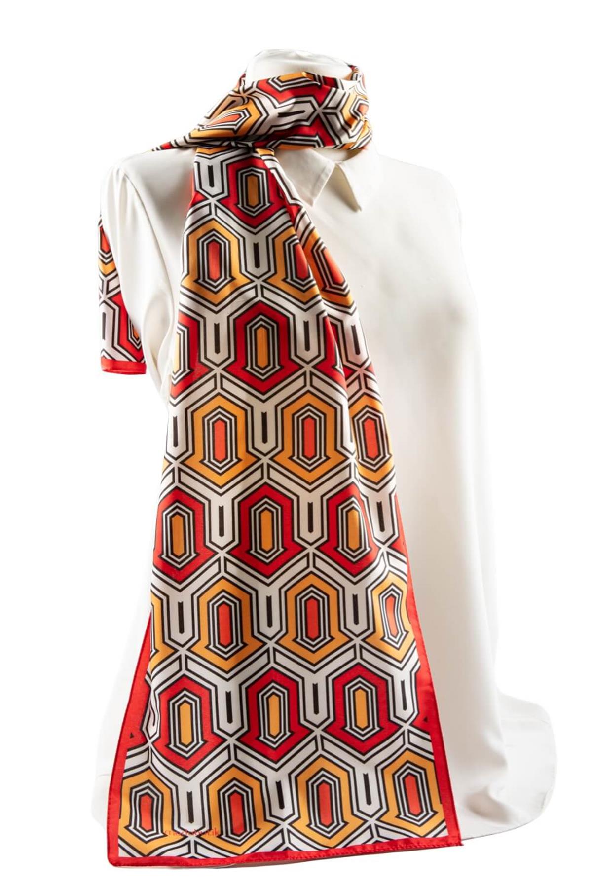 Modabutik Geometri Desenli Fular