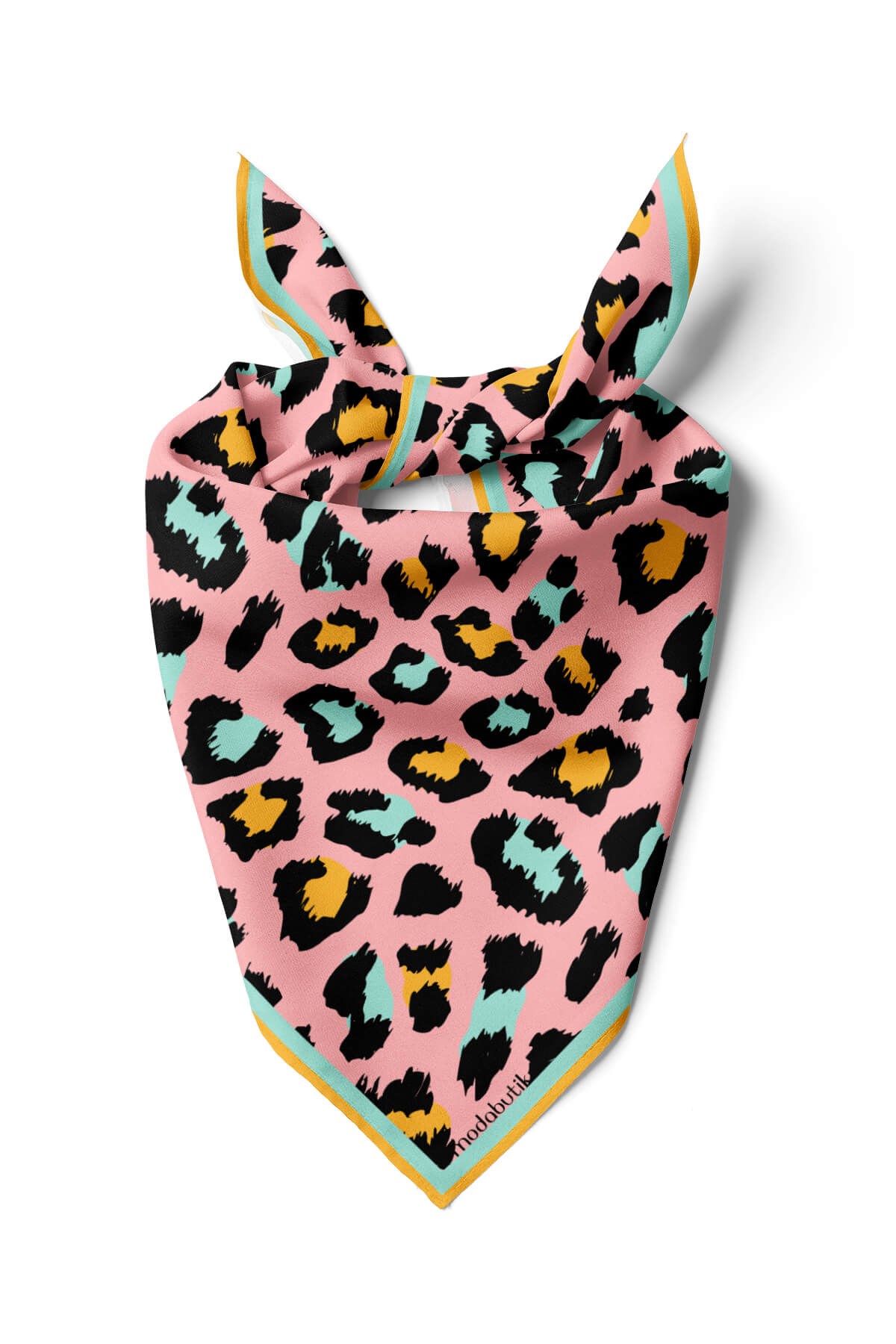 A84 Violla Leopar Desenli Bandana
