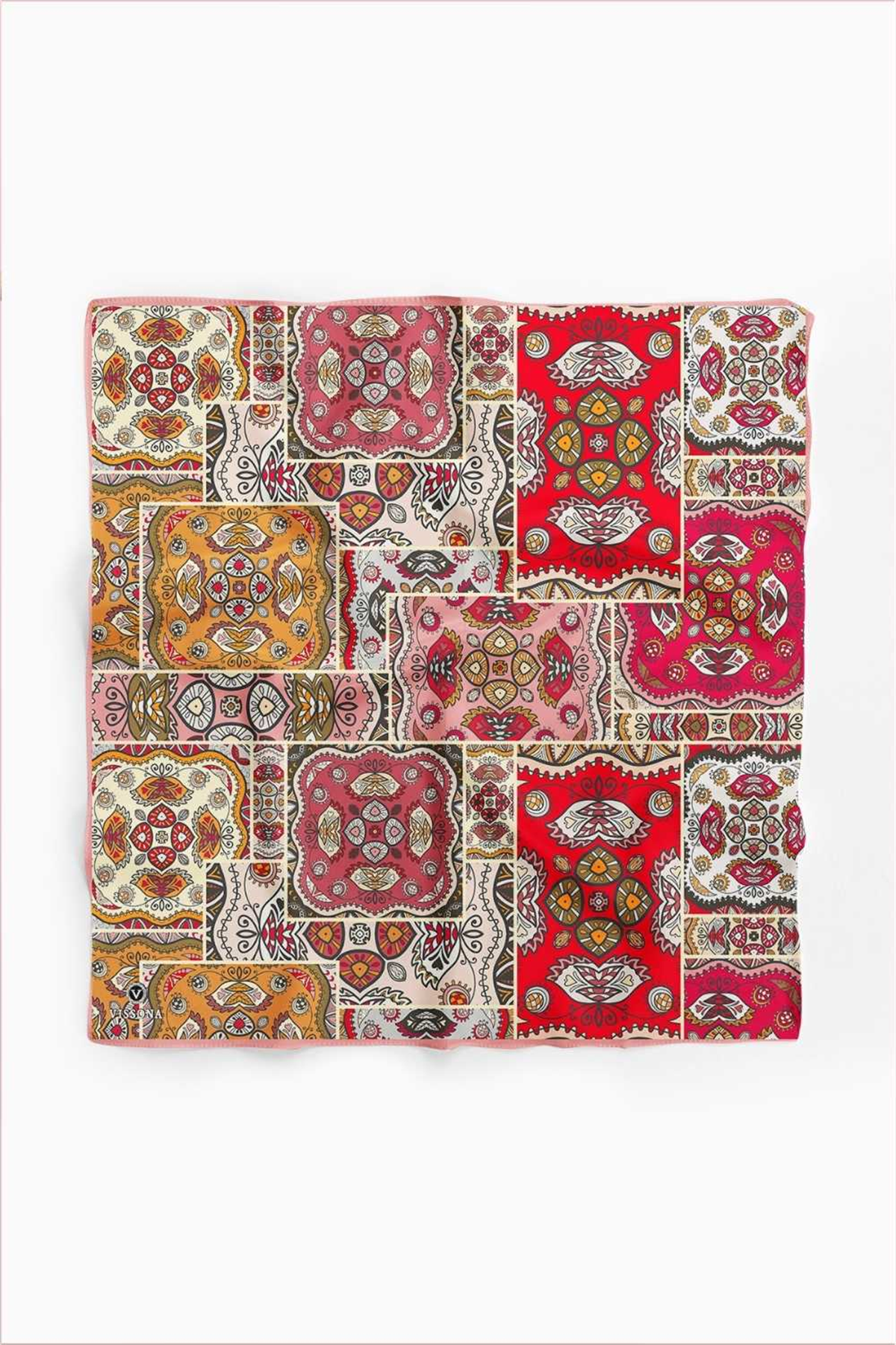 100% Silk Headscarf for Women - 22