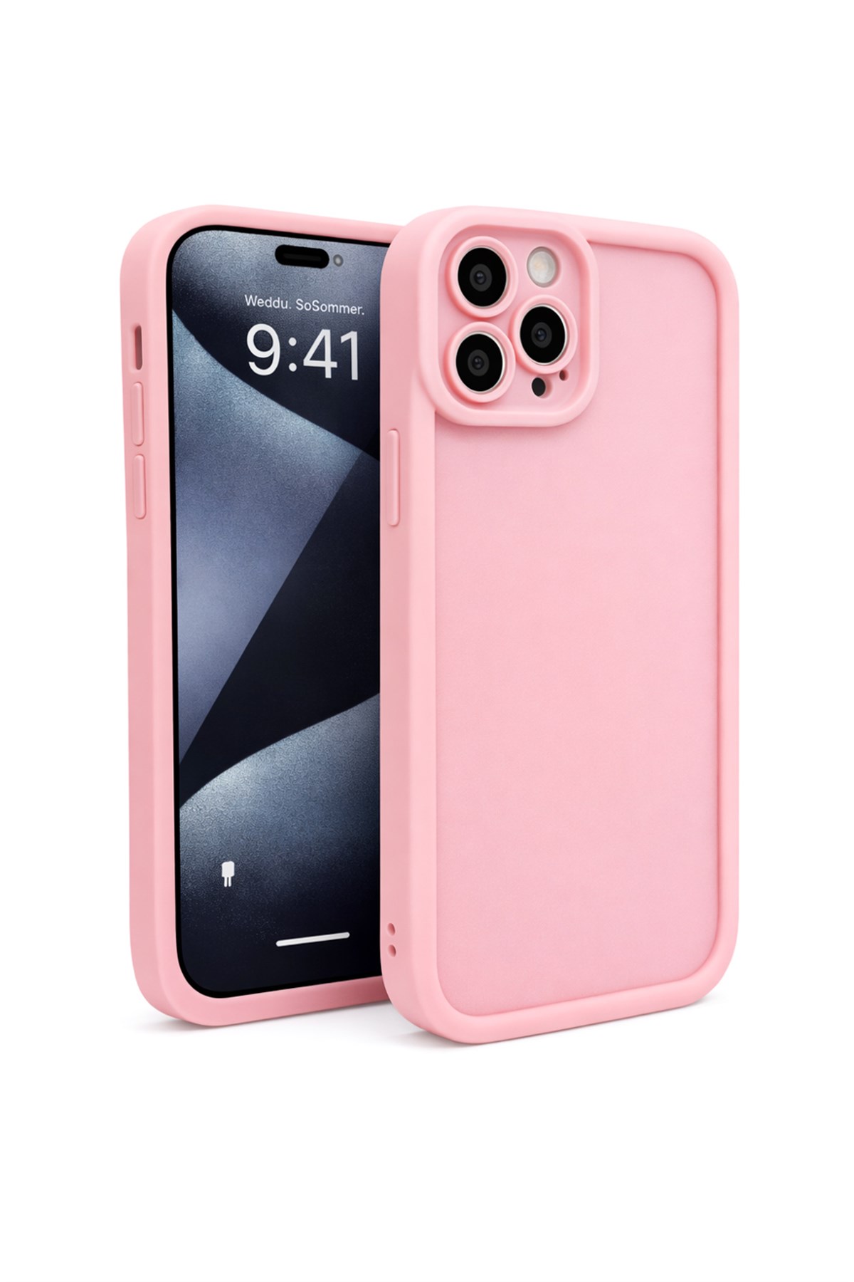 iPhone 13 Pro Kılıf – Kamera Çıkıntılı – Mat Silikon Telefon Kılıfı