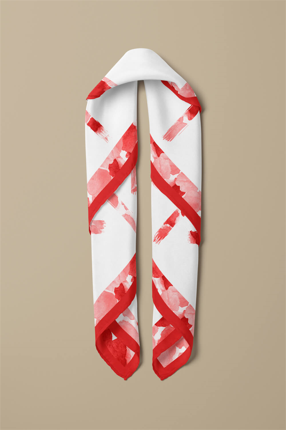 E76  Modabutik XOX Desenli Bandana