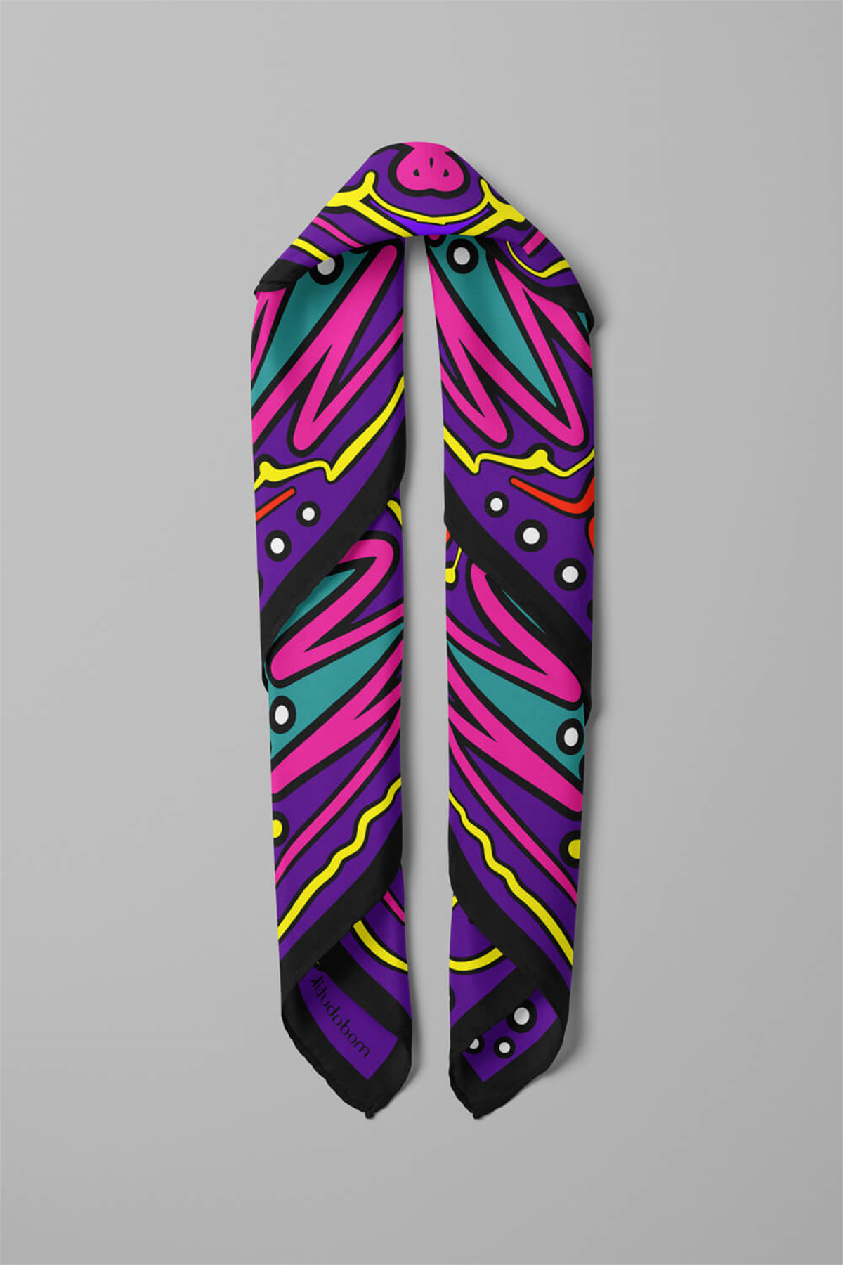 A35 Modabutik Geometrik Desenli Bandana