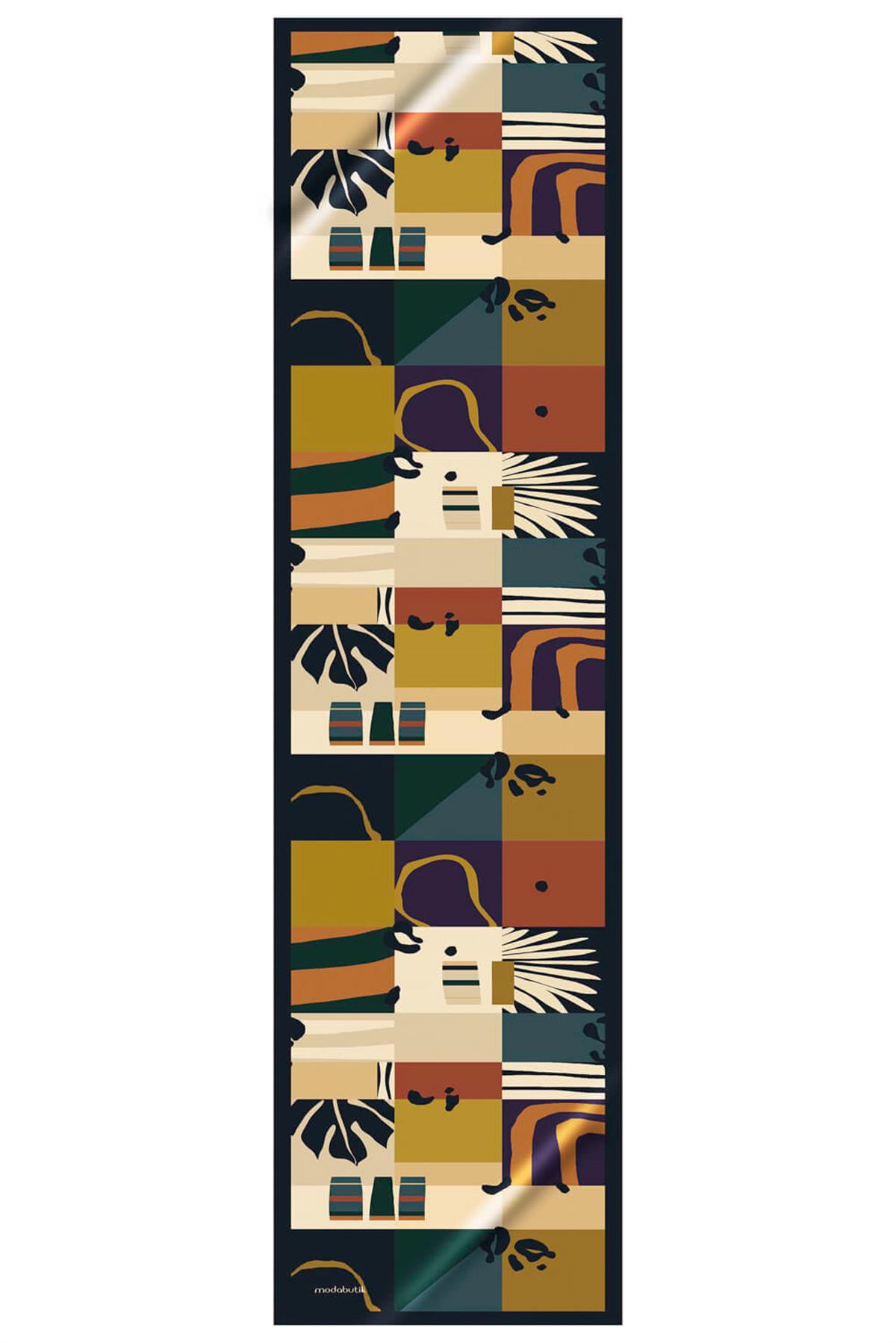 I87 Modabutik Geometrik Desenli Kadın Fular