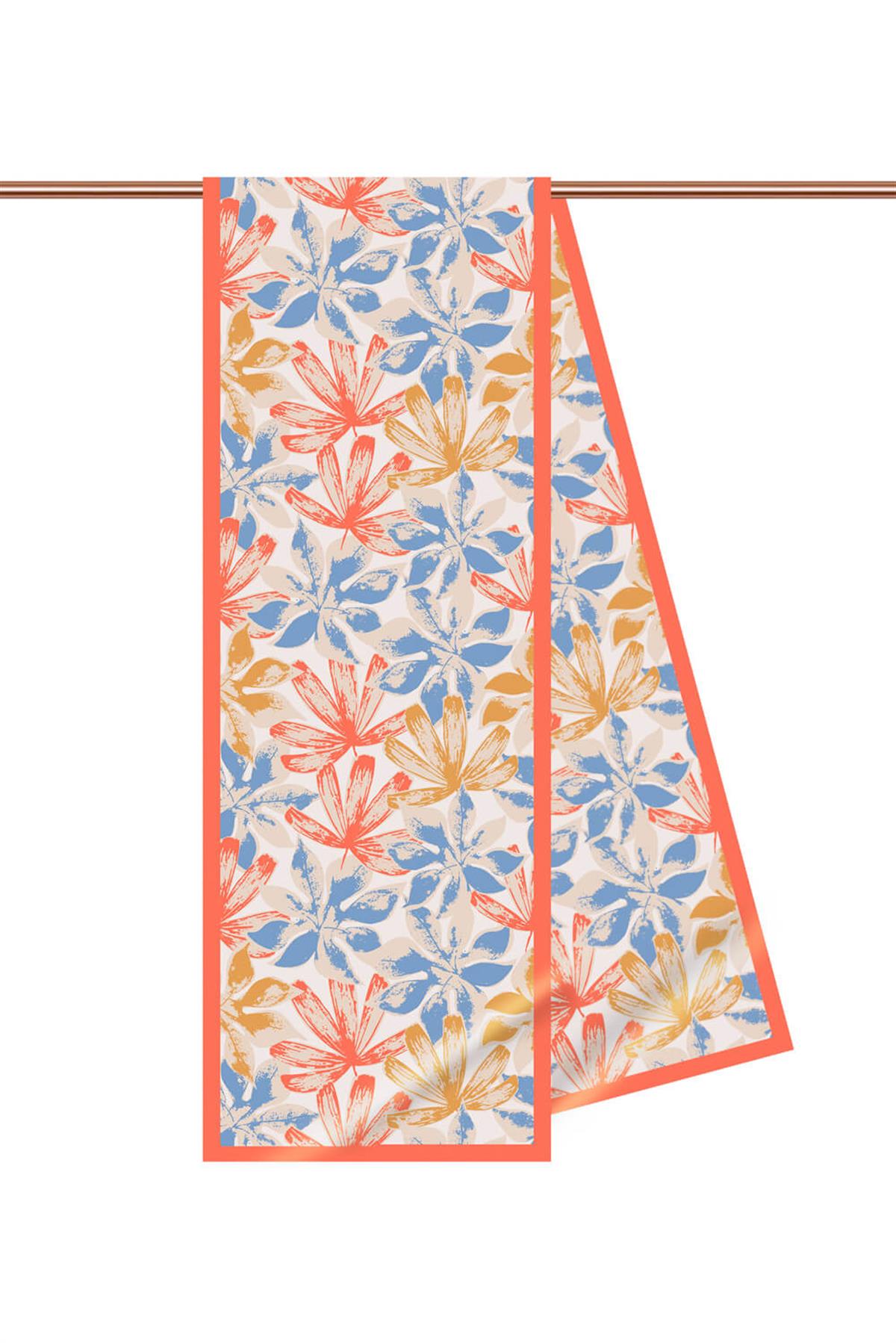 Modabutik Yaprak Desenli Fular