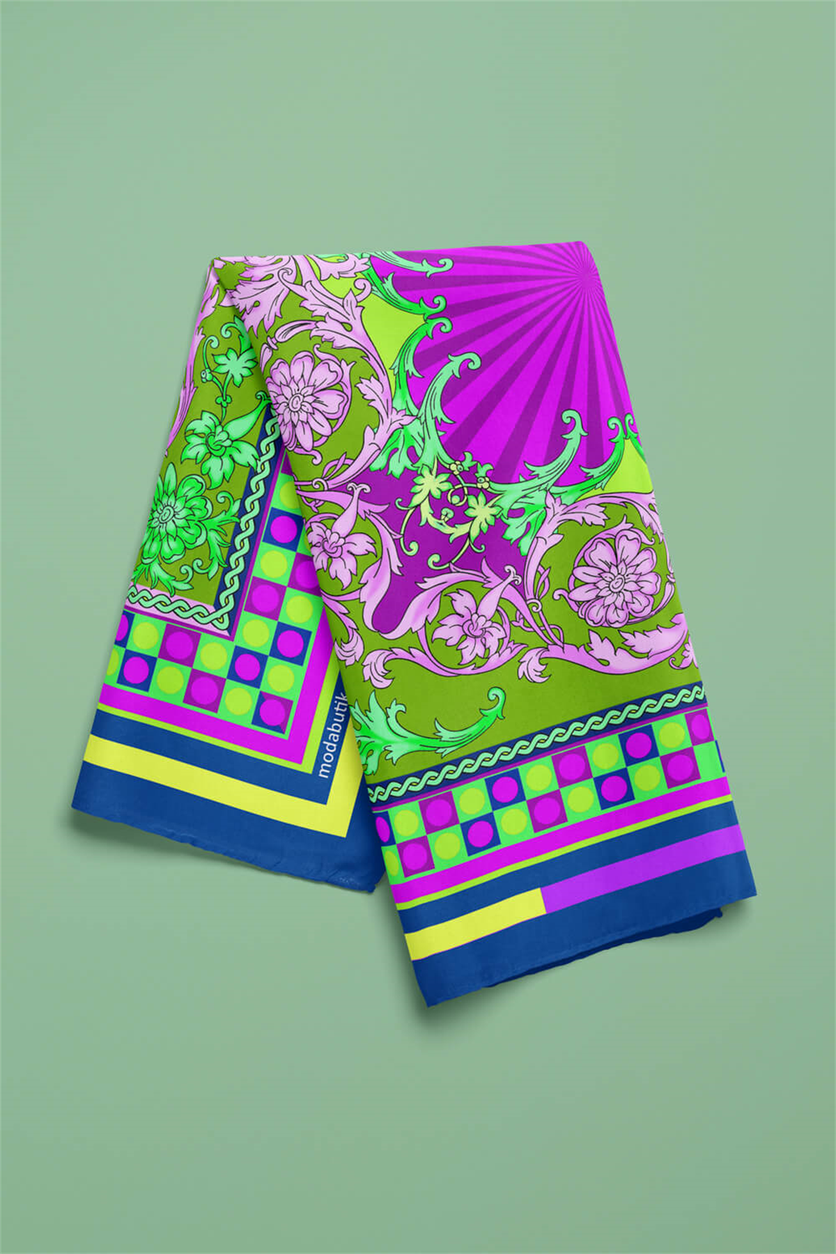 F107 BAROC TASARIMLI BANDANA