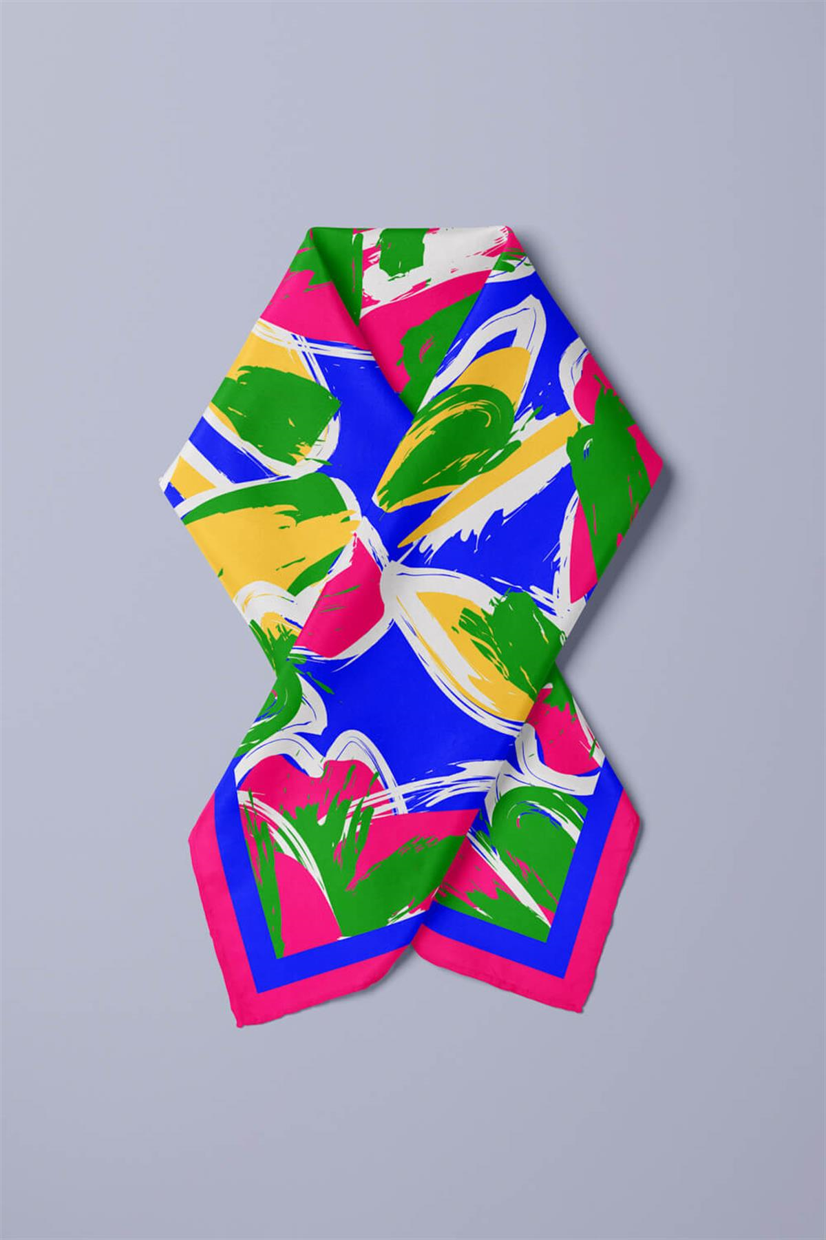 H44 Modabutik Karışık Renkli Bandana