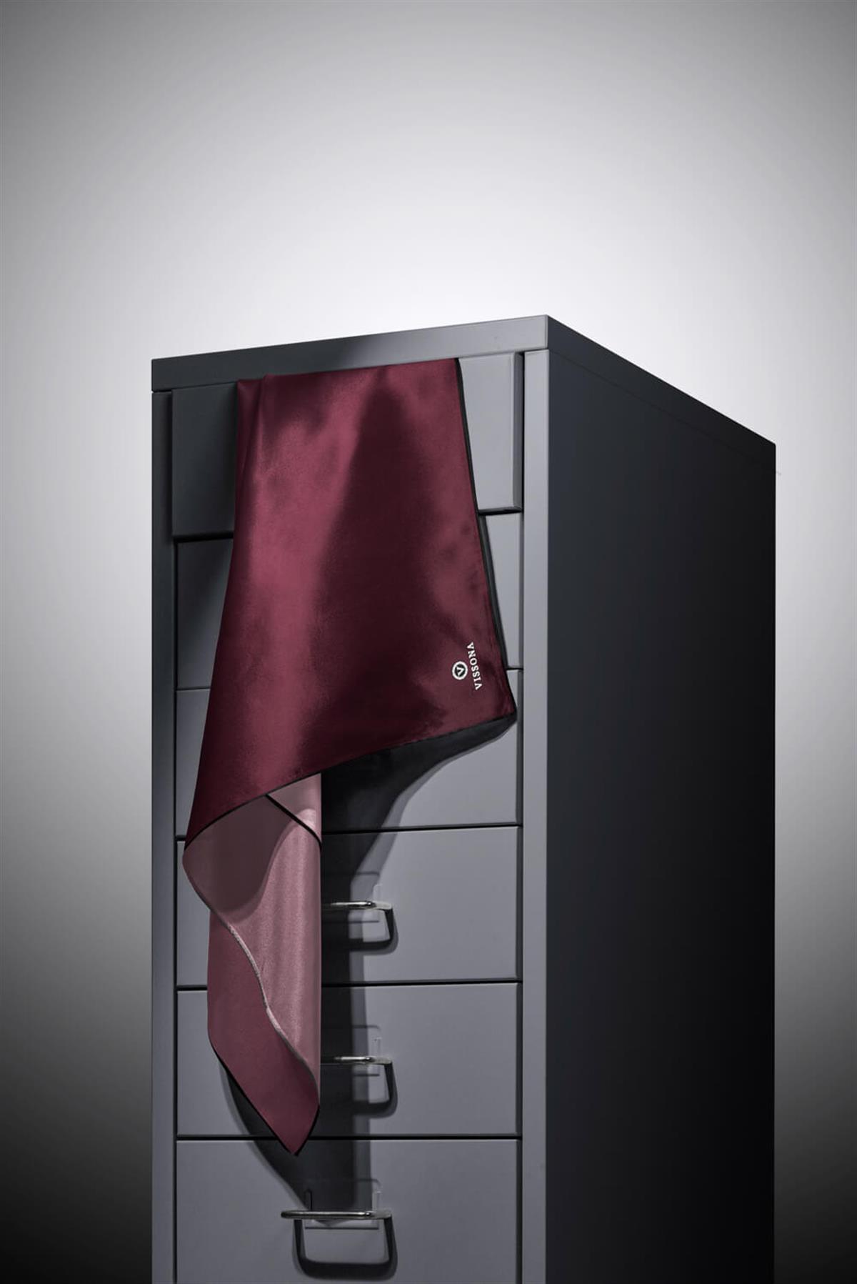 %100 Twill İpek Degrade Desenli Soğan Kabuğu Renkli 90x90 Eşarp Dikim Şekli : El Dikişi