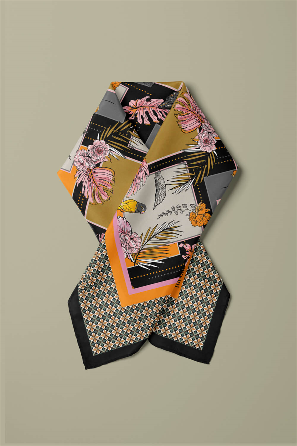 G113 KADIN DESEN BANDANA