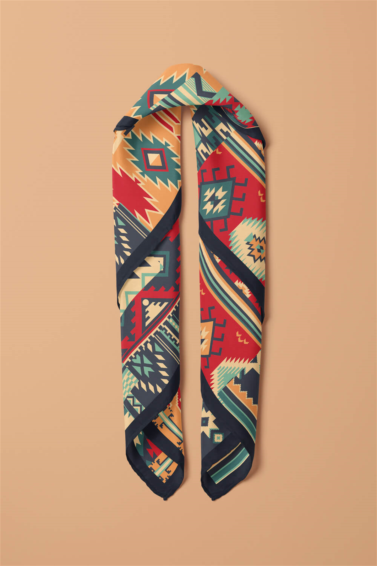 V5 Modabutik Etnik Desenli Bandana