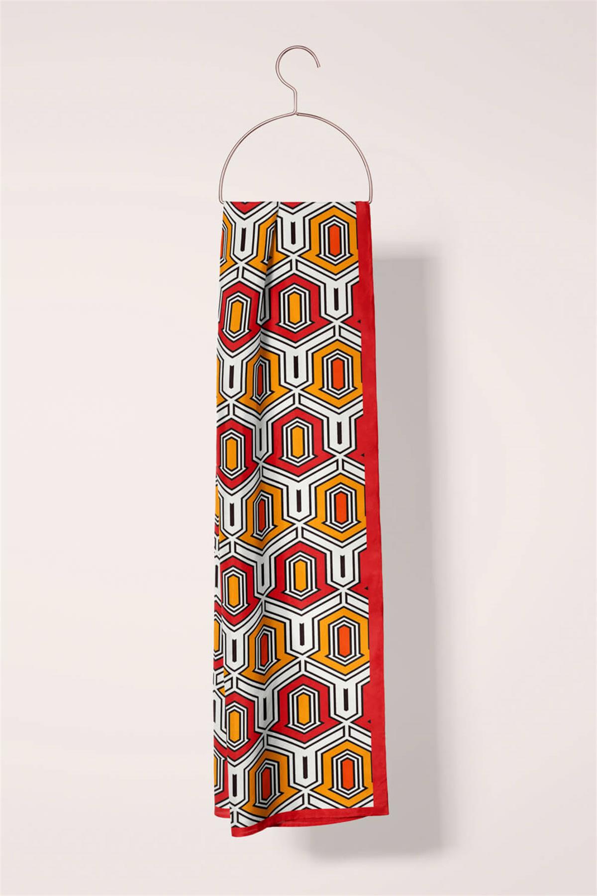 Modabutik Geometri Desenli Fular