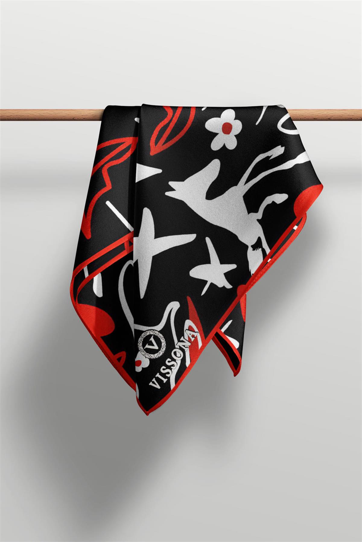 Vissona Love İpek Fular