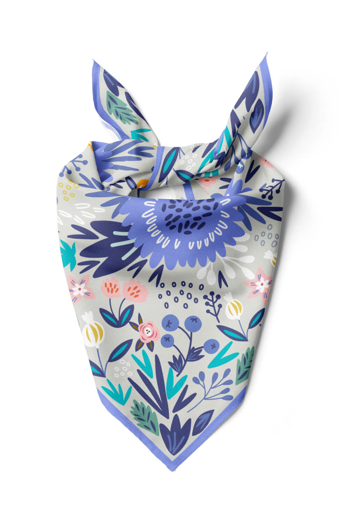 Modabutik Çiçek Desenli Bandana