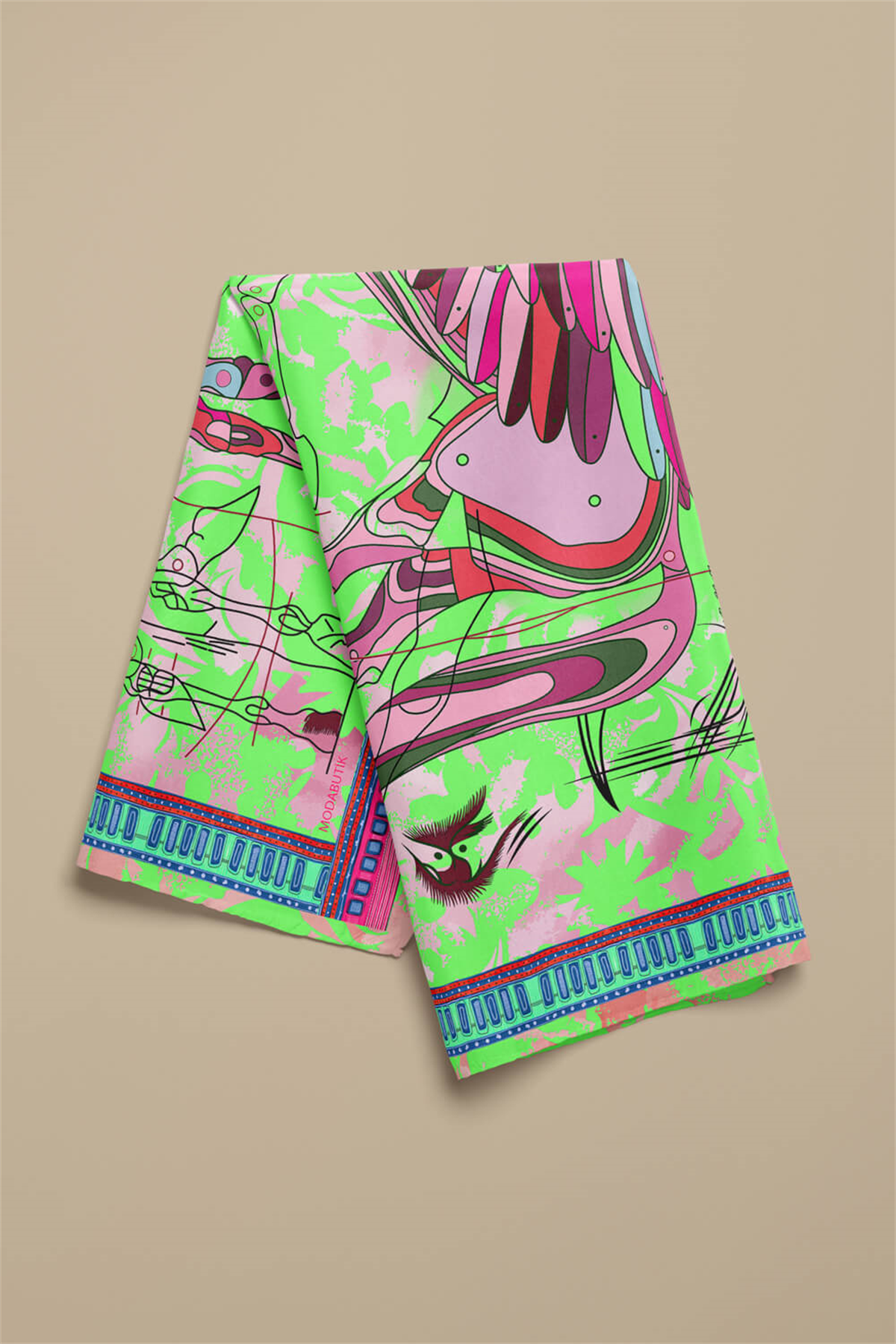 D39 KADIN DESENLİ BANDANA